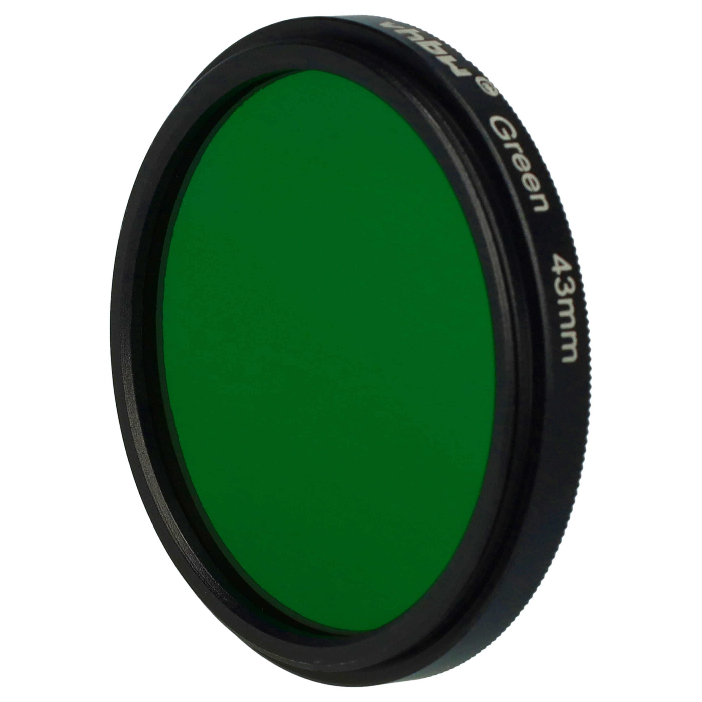 Filtr fotograficzny na obiektywy z gwintem 43 mm - filtr zielony