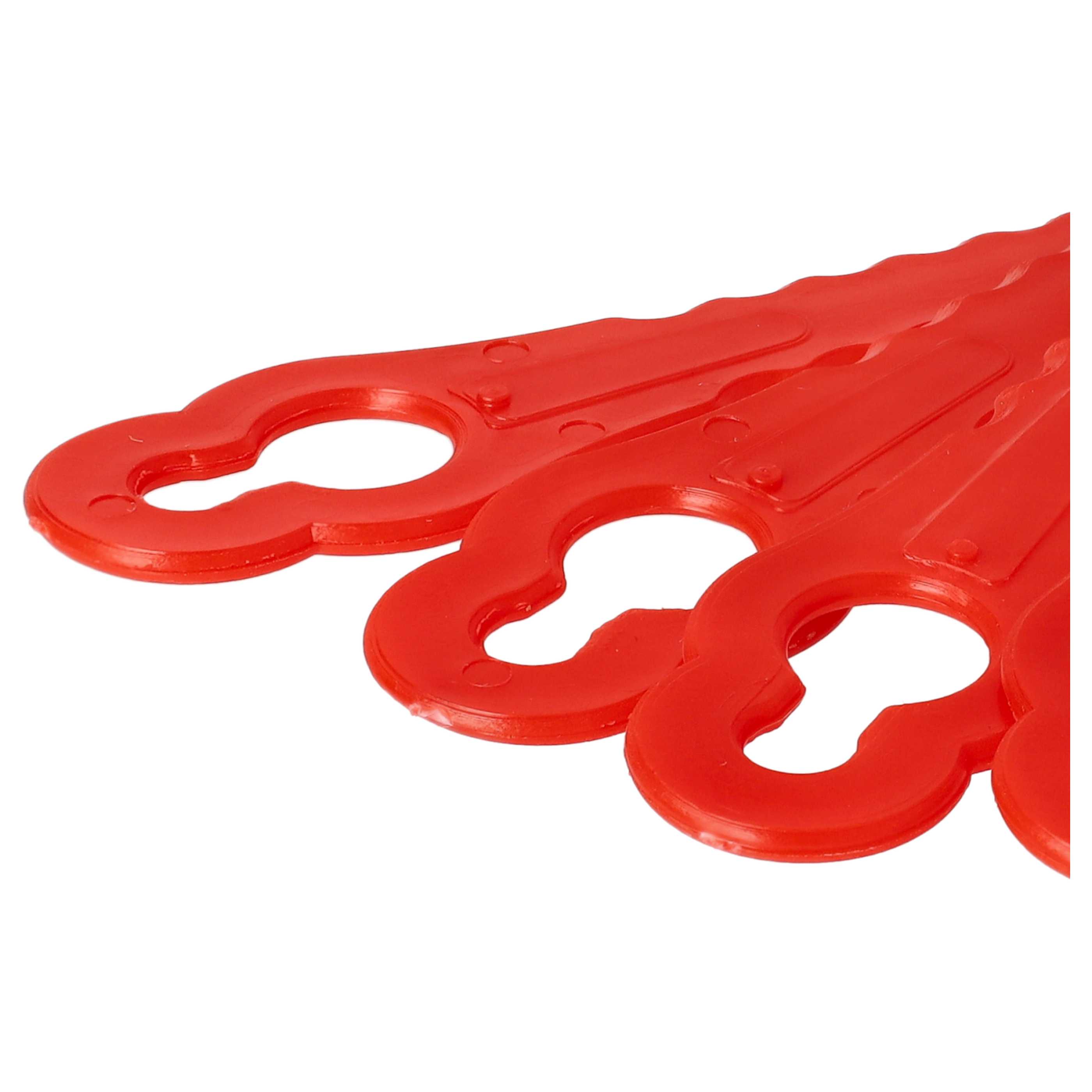 20x Lames remplace Güde 58586 pour débroussailleuse – Couteaux plastique, Rot
