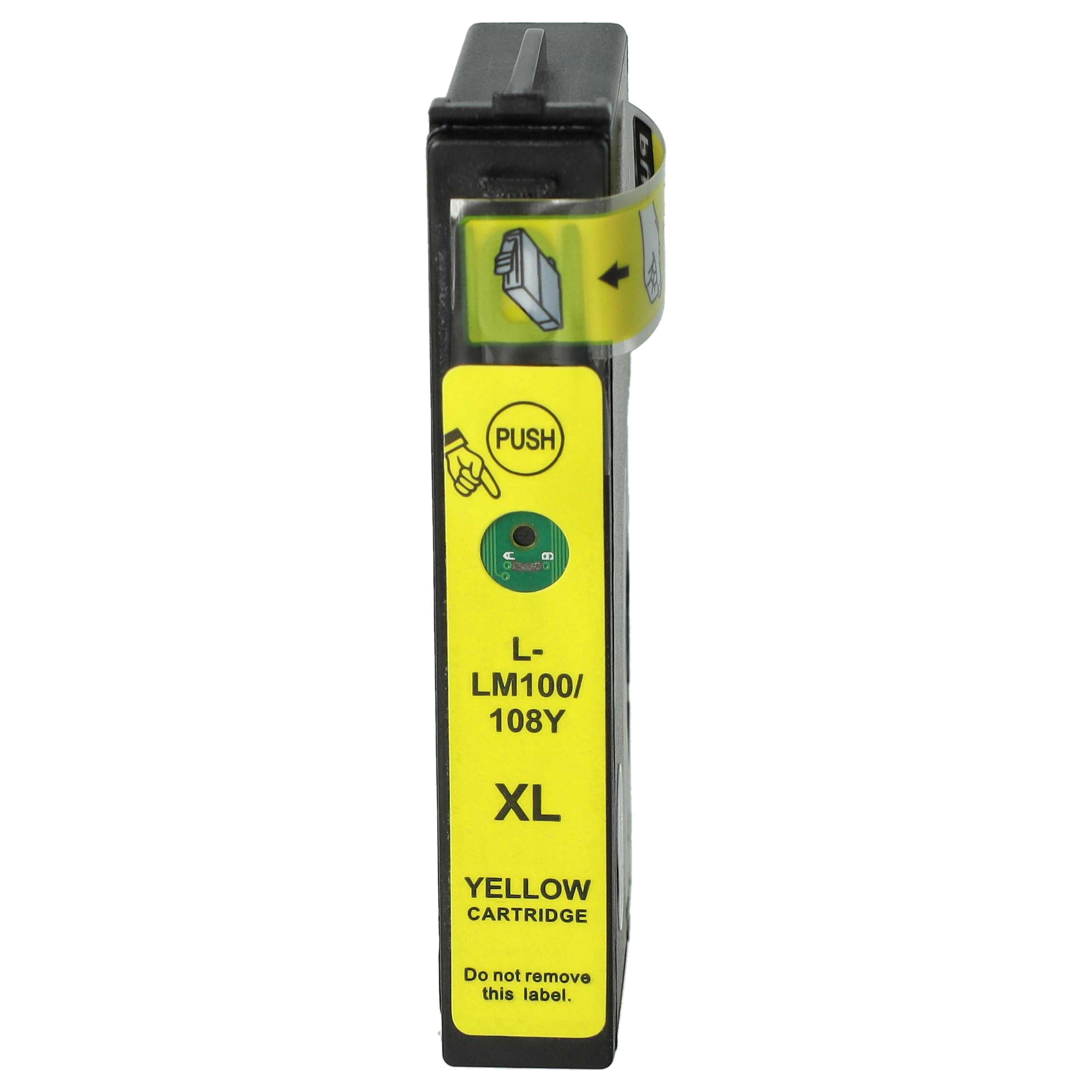 Tintenpatrone als Ersatz für Lexmark 100XL, 100XLA, 100 XL, 100 XLA, 105, 100 für Lexmark Drucker - Gelb
