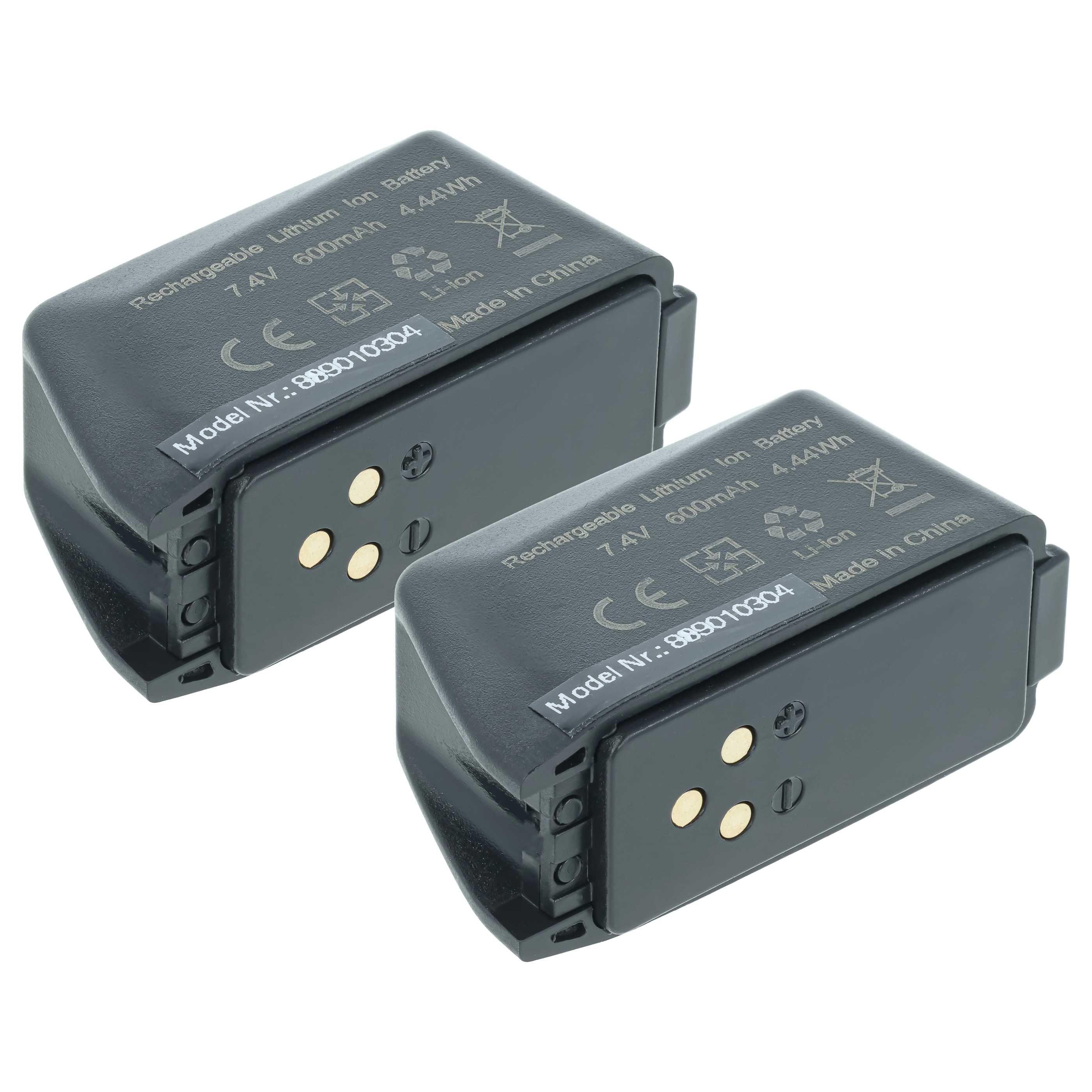 2x Akku für Fahrradschaltwerk wie SRAM eTap AXS u.a., ersetzt 23875, Li-Ion, 7.4 V, 600 mAh