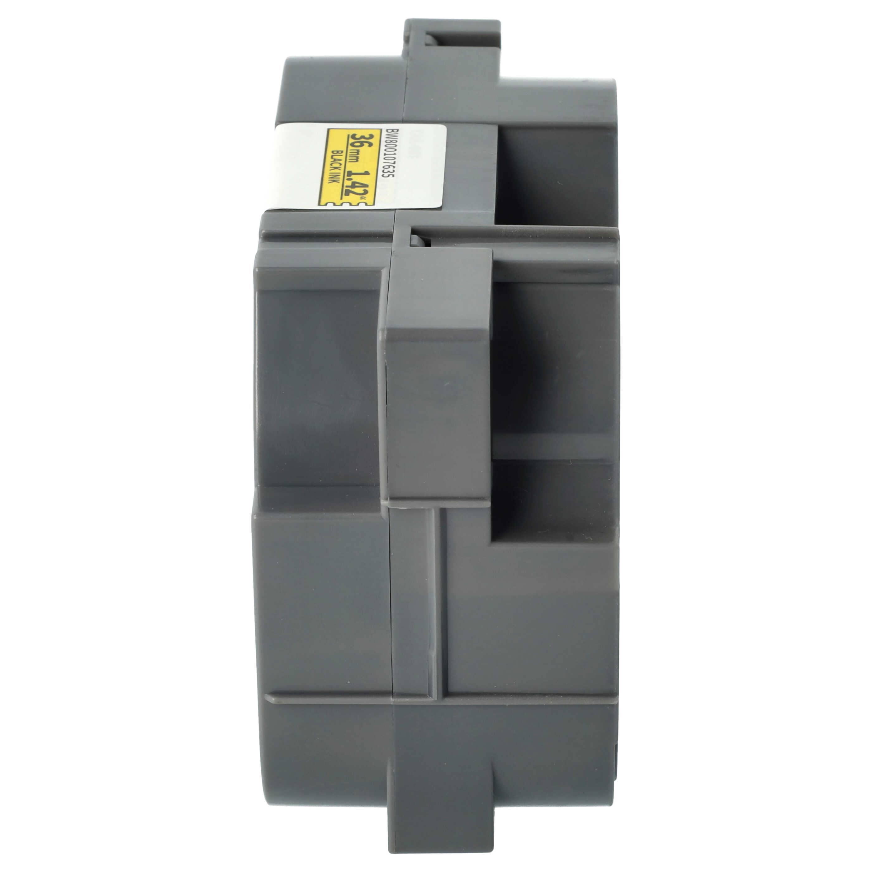 Label Tape as Replacement for Brother TZE-661L, TZ-661 - 36 mm Black to Yellow