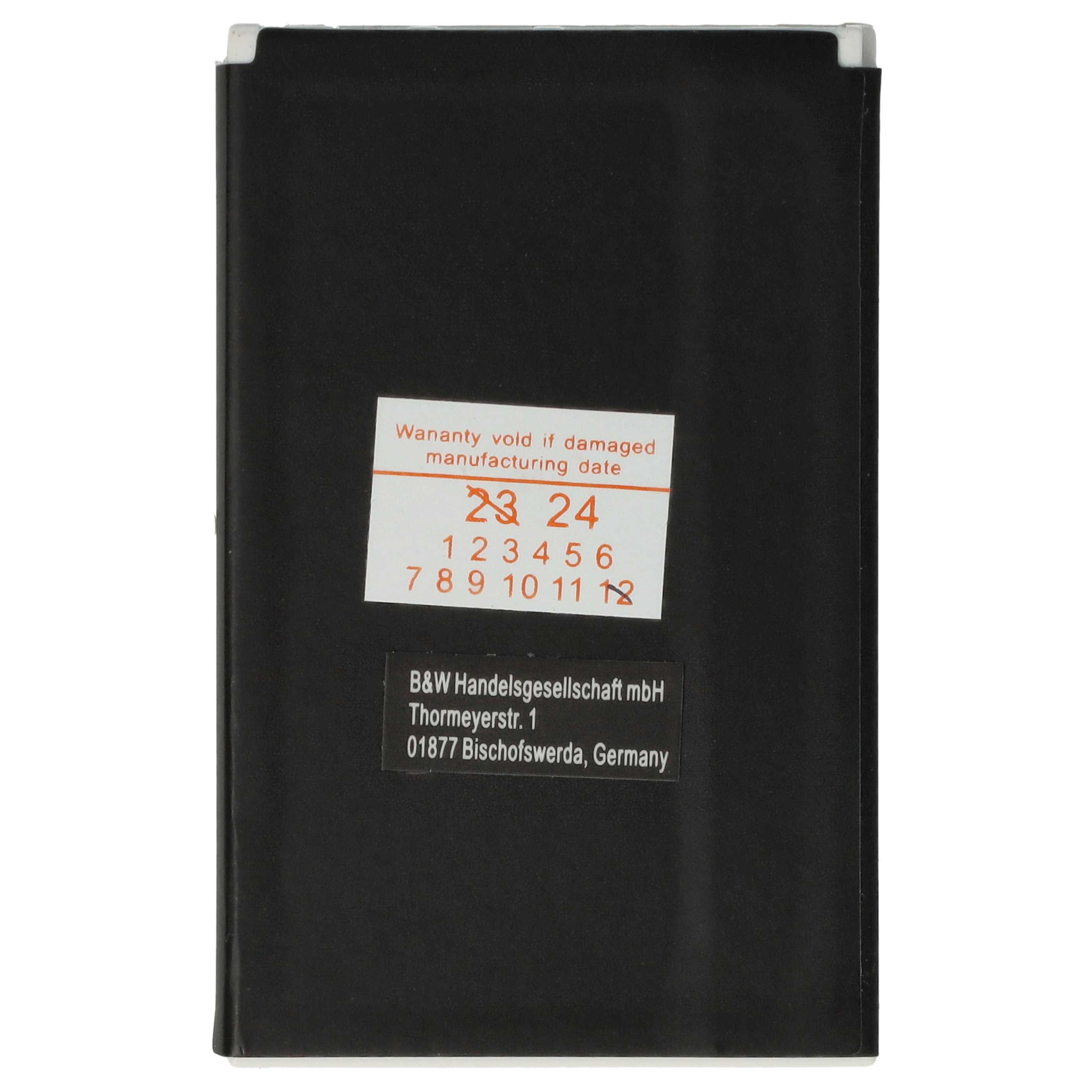 Batteria sostituisce Aiptek ZPT-NKA per cellulare - 1050mAh 3,7V Li-Ion 