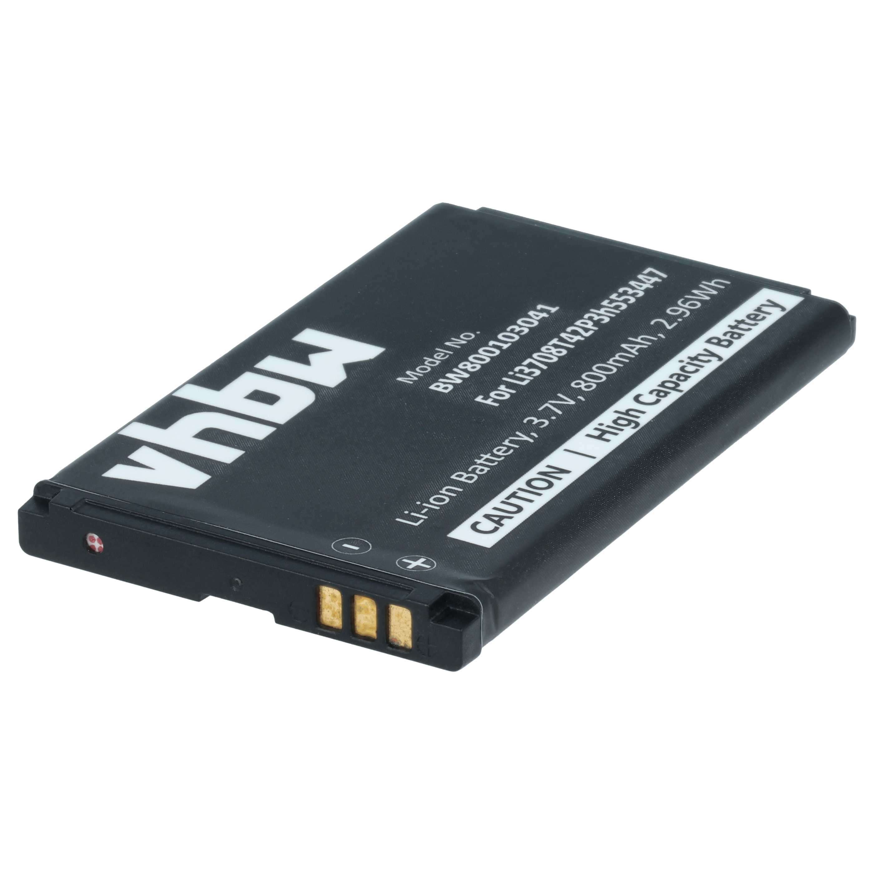 Akumulator do telefonu smartfona zamiennik Li3708T42P3h553447, Li3707T42P3h553447 - 800 mAh 3,7 V Li-Ion