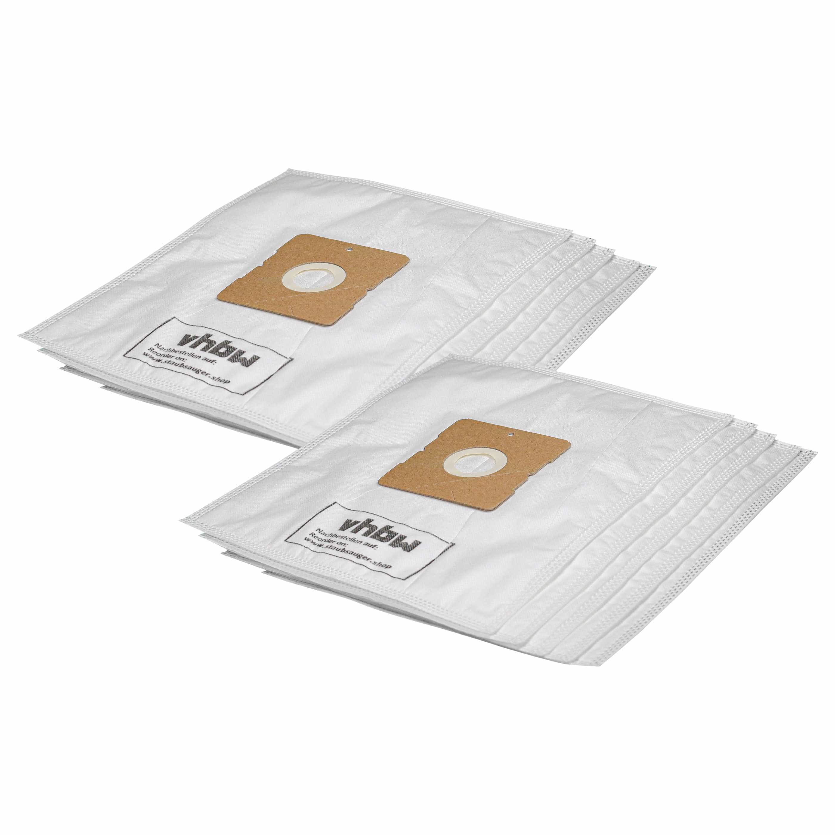 10x Sac remplace Dirt Devil 7060001 pour aspirateur Hanseatic - microfibre non tissée