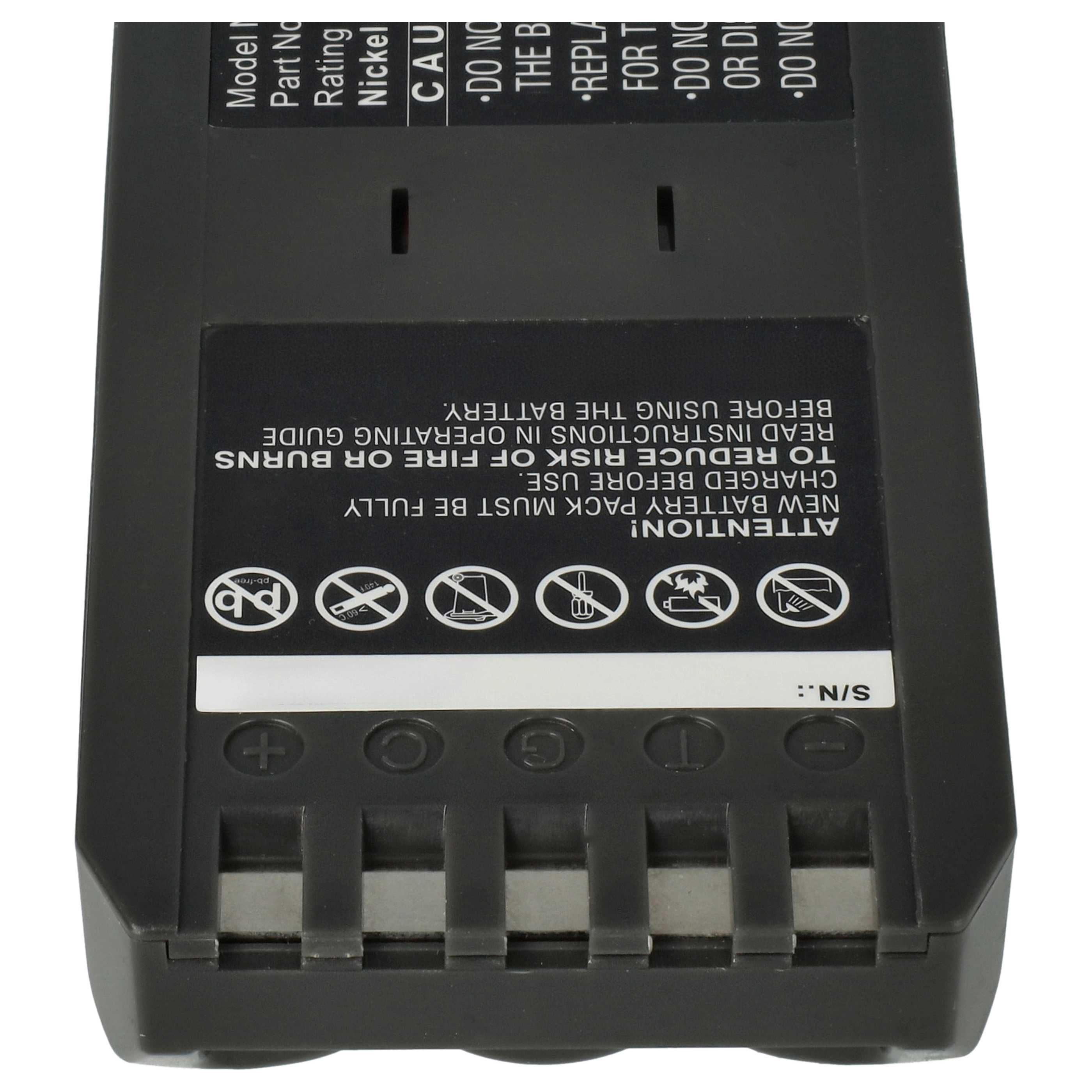 Messtechnik-Akku als Ersatz für Fluke BP7235, 668225, 116-066 für Fluke - 3500mAh 7,2V NiMH