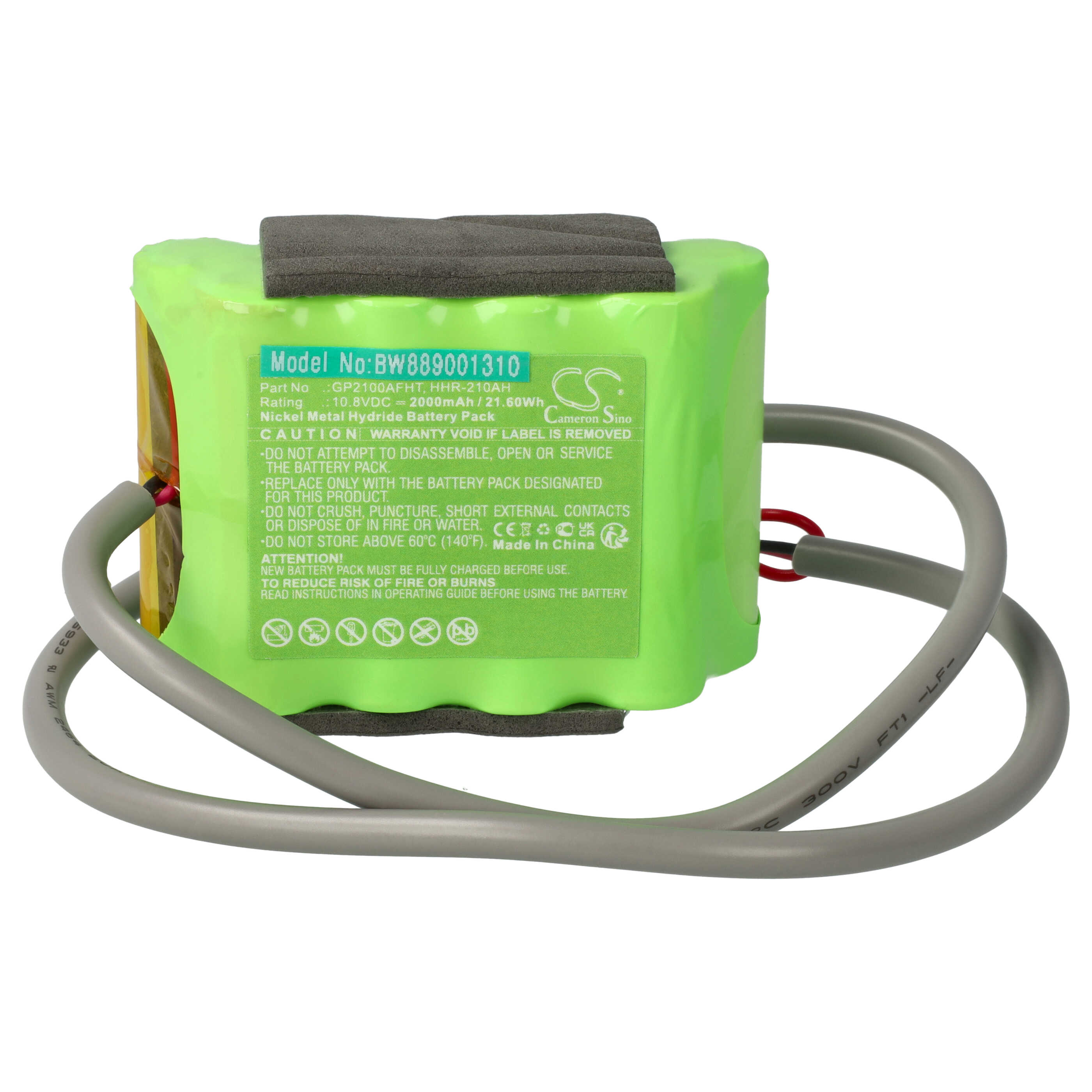 Roller Blind Battery replaces Velux GP210AFHT, GP2100AFHT, HHR-210AH, 865103, 832817 - 2000 mAh 10.8 V NiMH
