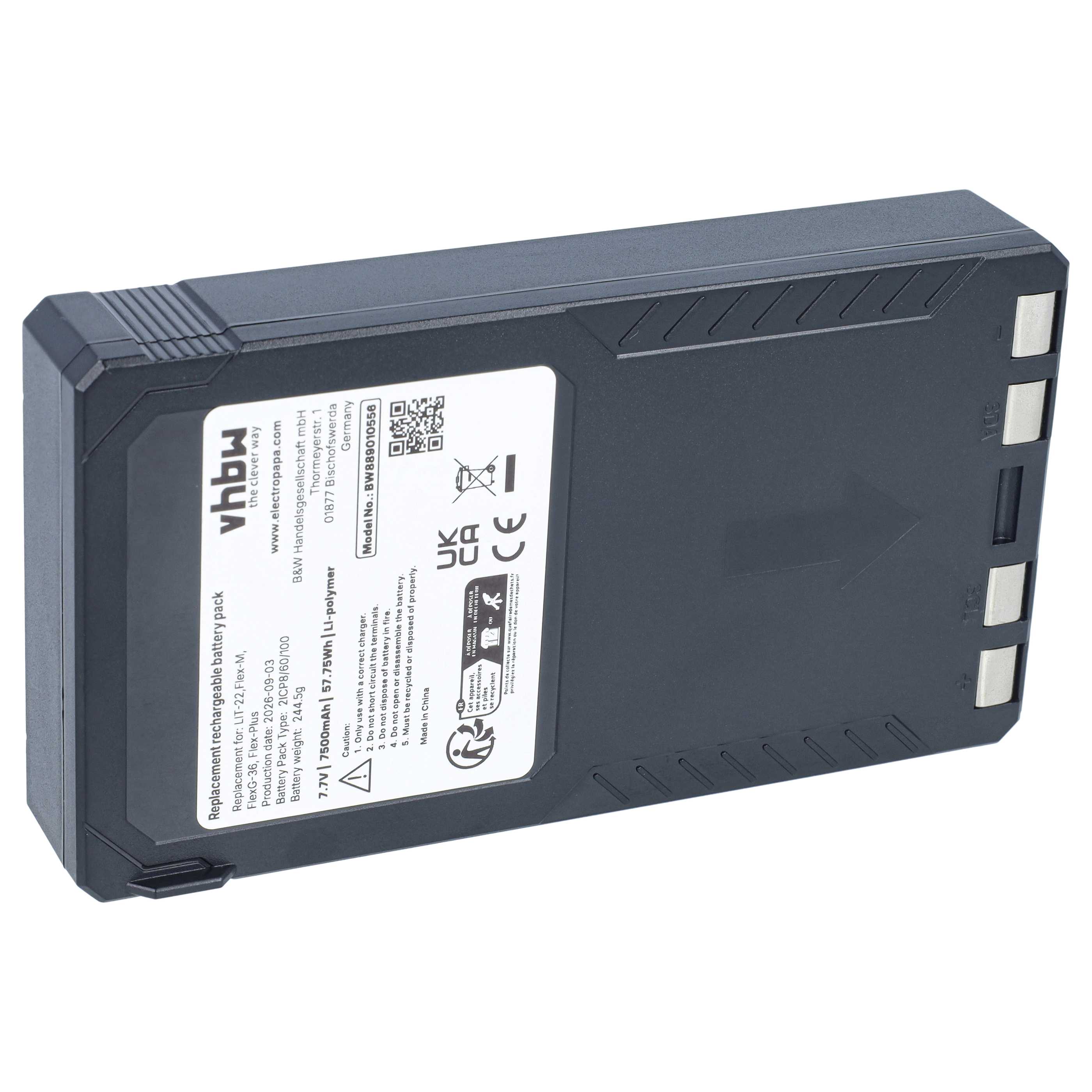 Wildkamera-Akku als Ersatz für Spypoint LIT-22 für Spypoint - 7500mAh 7,4V Li-Polymer