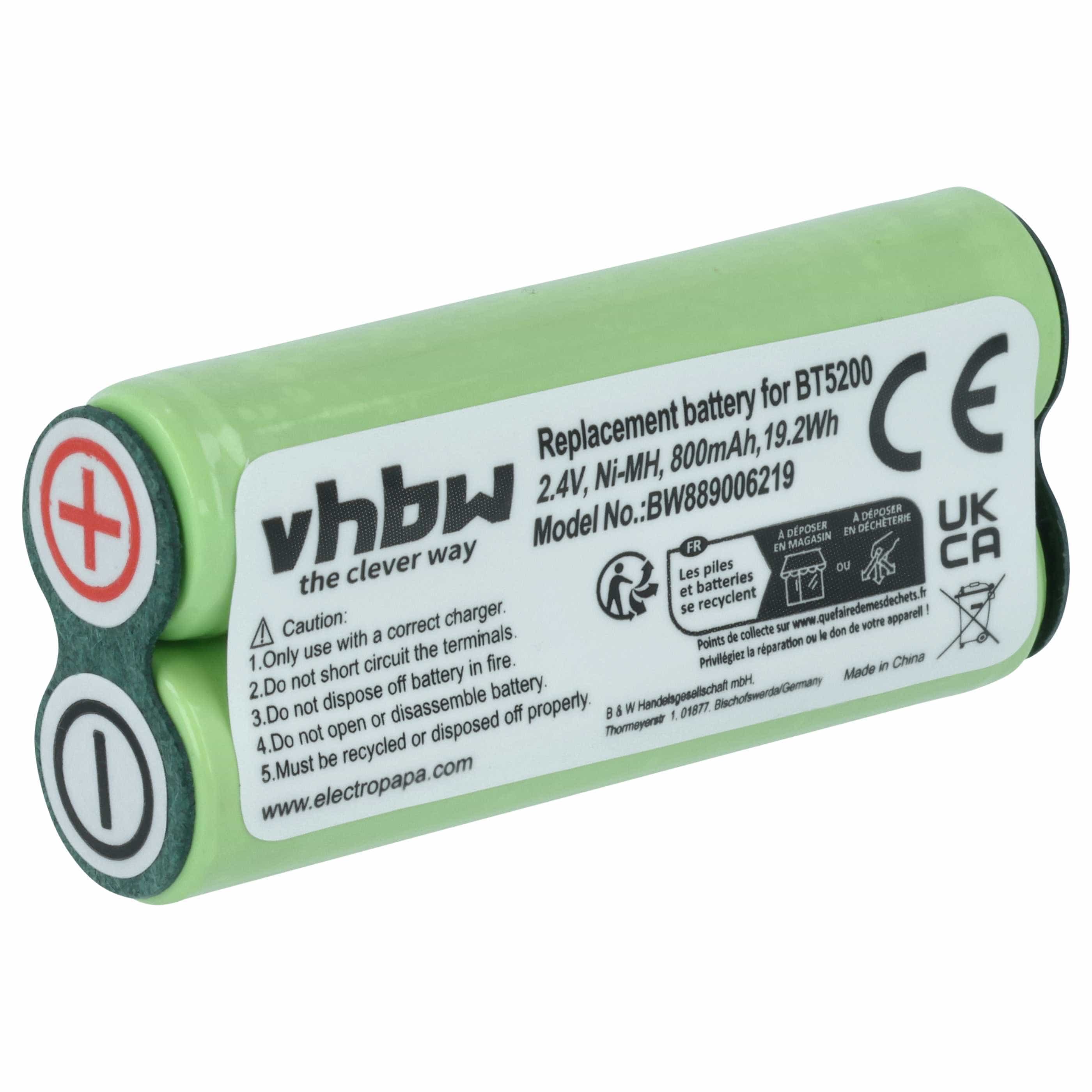 Akumulator do maszynki do strzyżenia zamiennik Braun 31198189 - 800 mAh 2,4 V NiMH