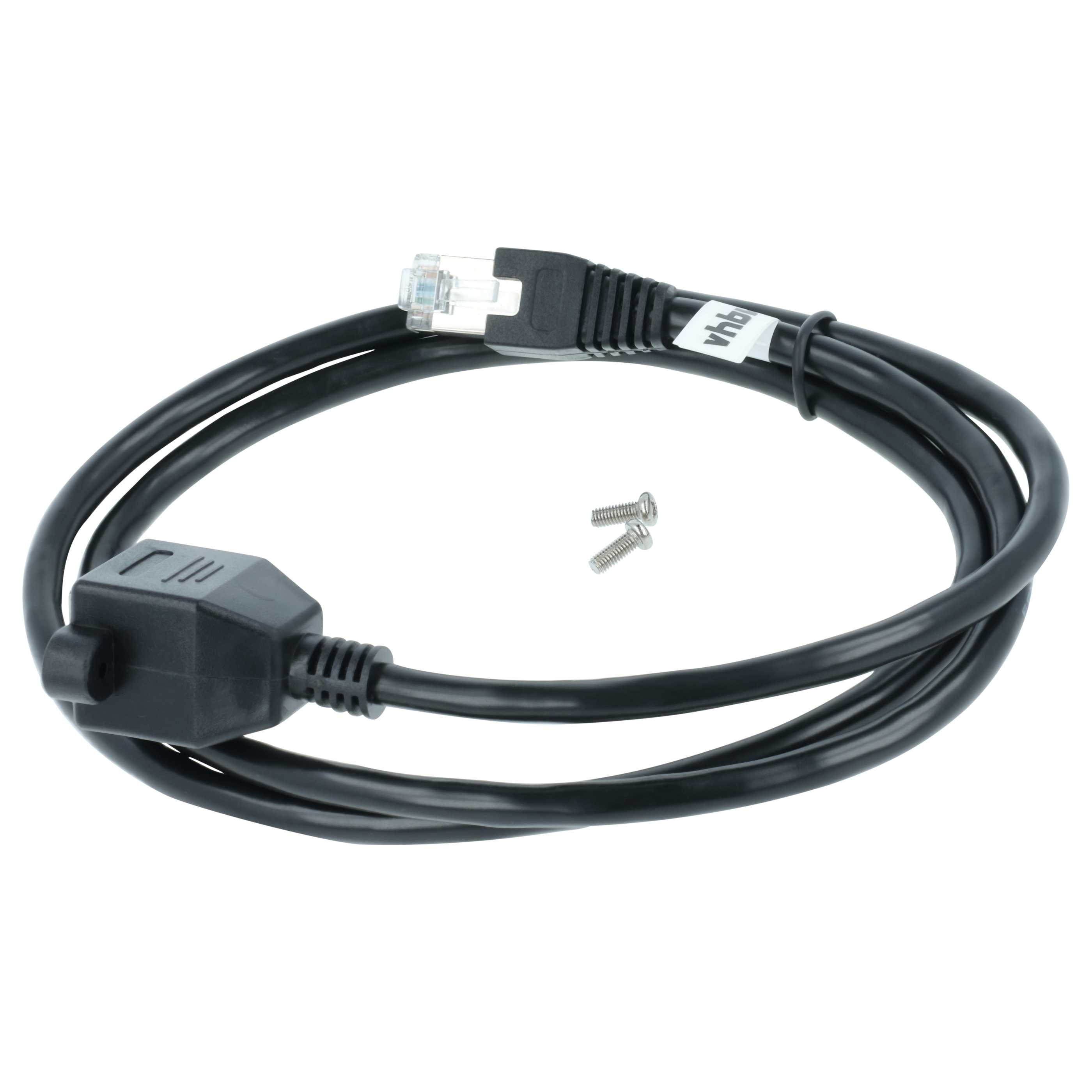 Cable de extensión Cat6, RJ45 (m) a RJ45 (h) - Cable Ethernet LAN con conector RJ45 incorporado, 1 m
