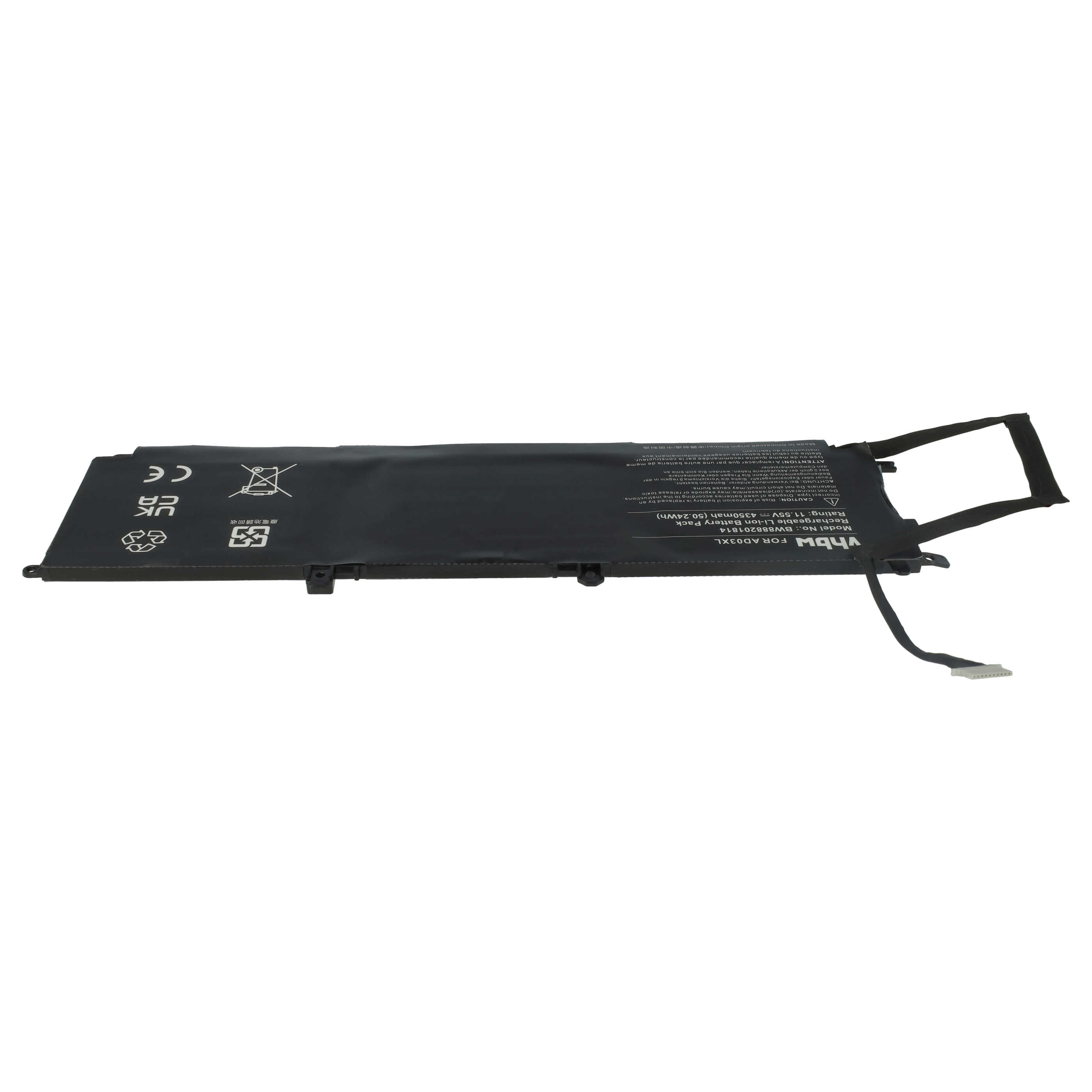 Akumulator do laptopa zamiennik HP 921409-2C1, 921439-855, 921409-271, AD03051XL - 4350 mAh 11,55 V Li-Ion