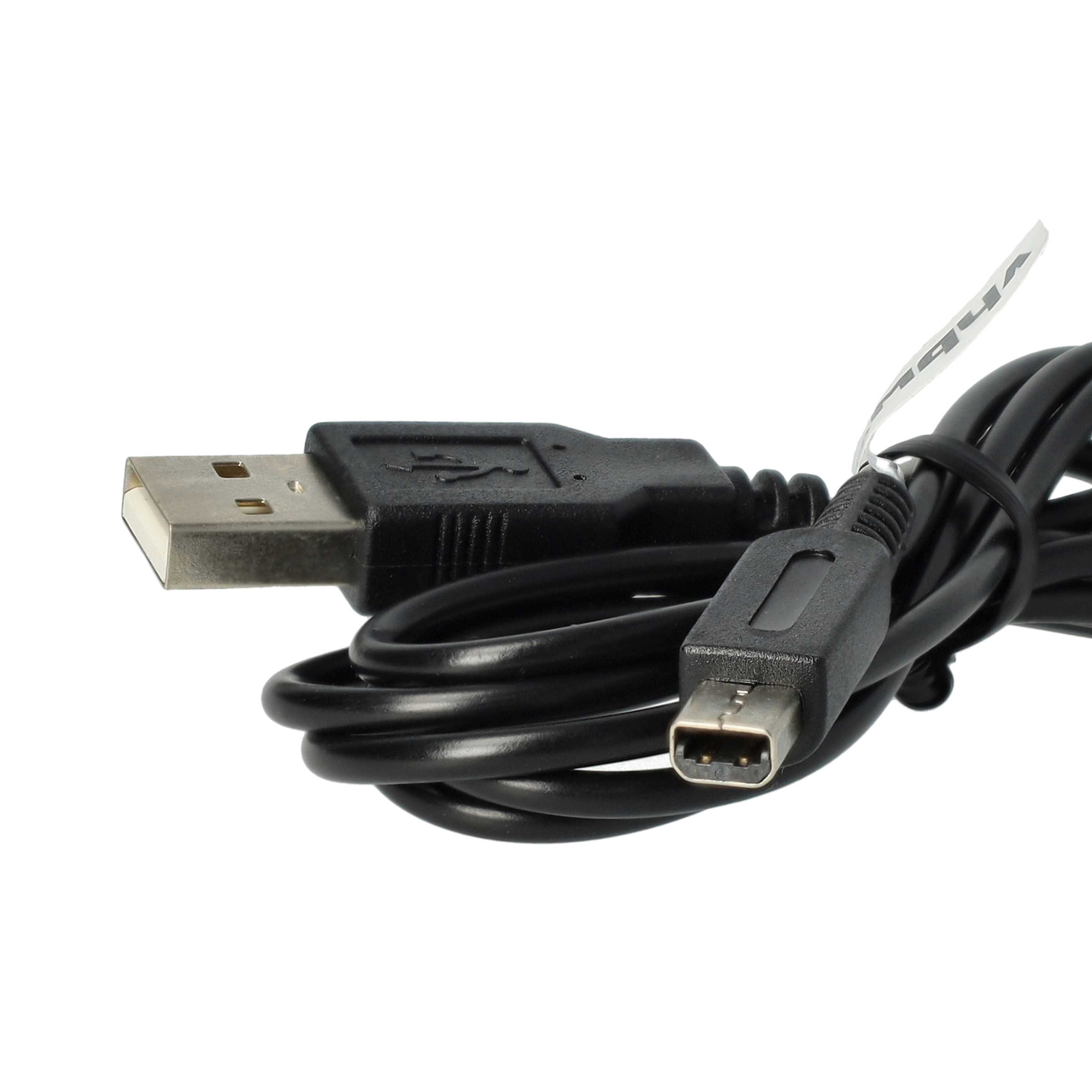 vhbw USB Kabel Spielekonsole - Verbindungskabel 1,2m Lang