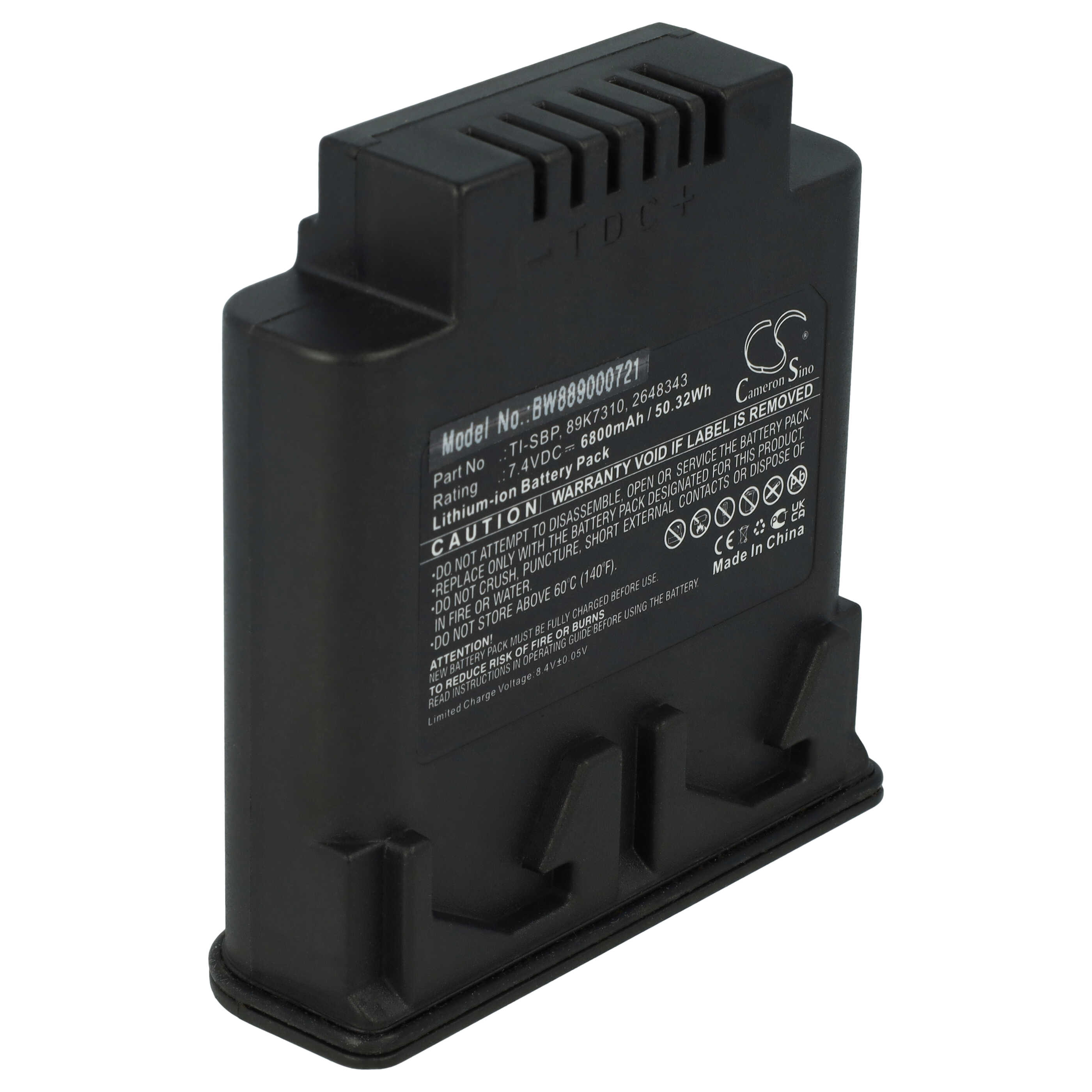 Thermal Imaging Camera Battery replaces Fluke 89K7310, TI-SBP, 2648343 - 6800 mAh 7.4 V Li-Ion