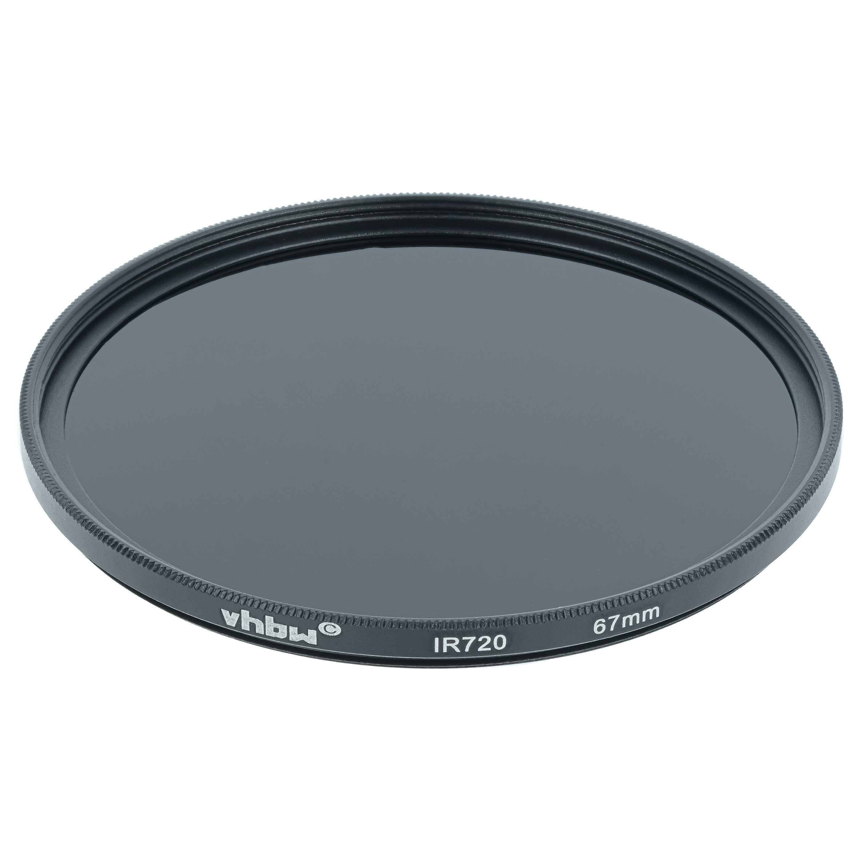 Filtr podczerwieni 720nm na obiektyw z gwintem 67 mm - Filtr IR