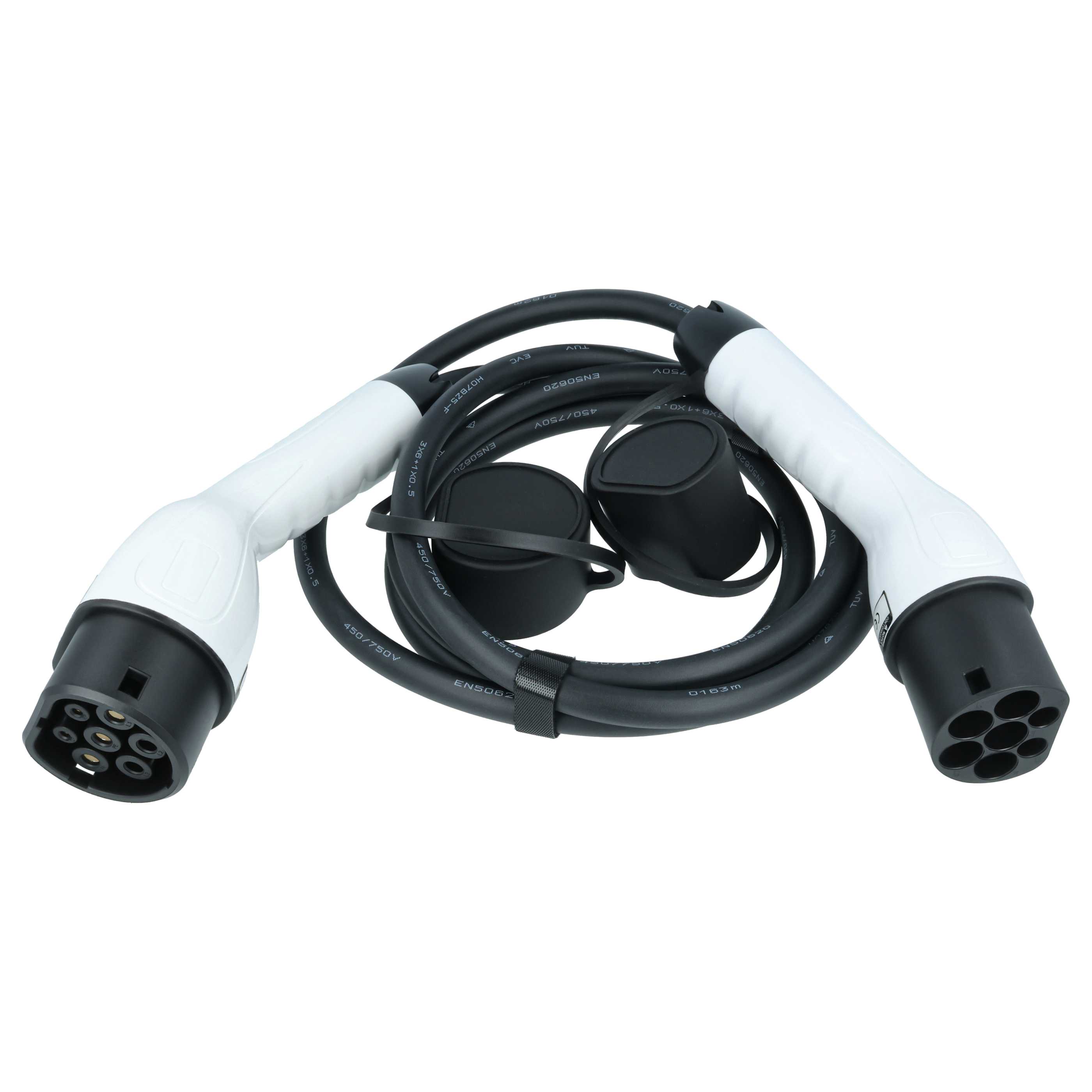 Charging Cable - Type 2 to Type 2 Cable, Single-Phase, 32 A, 7 kW, 3 m