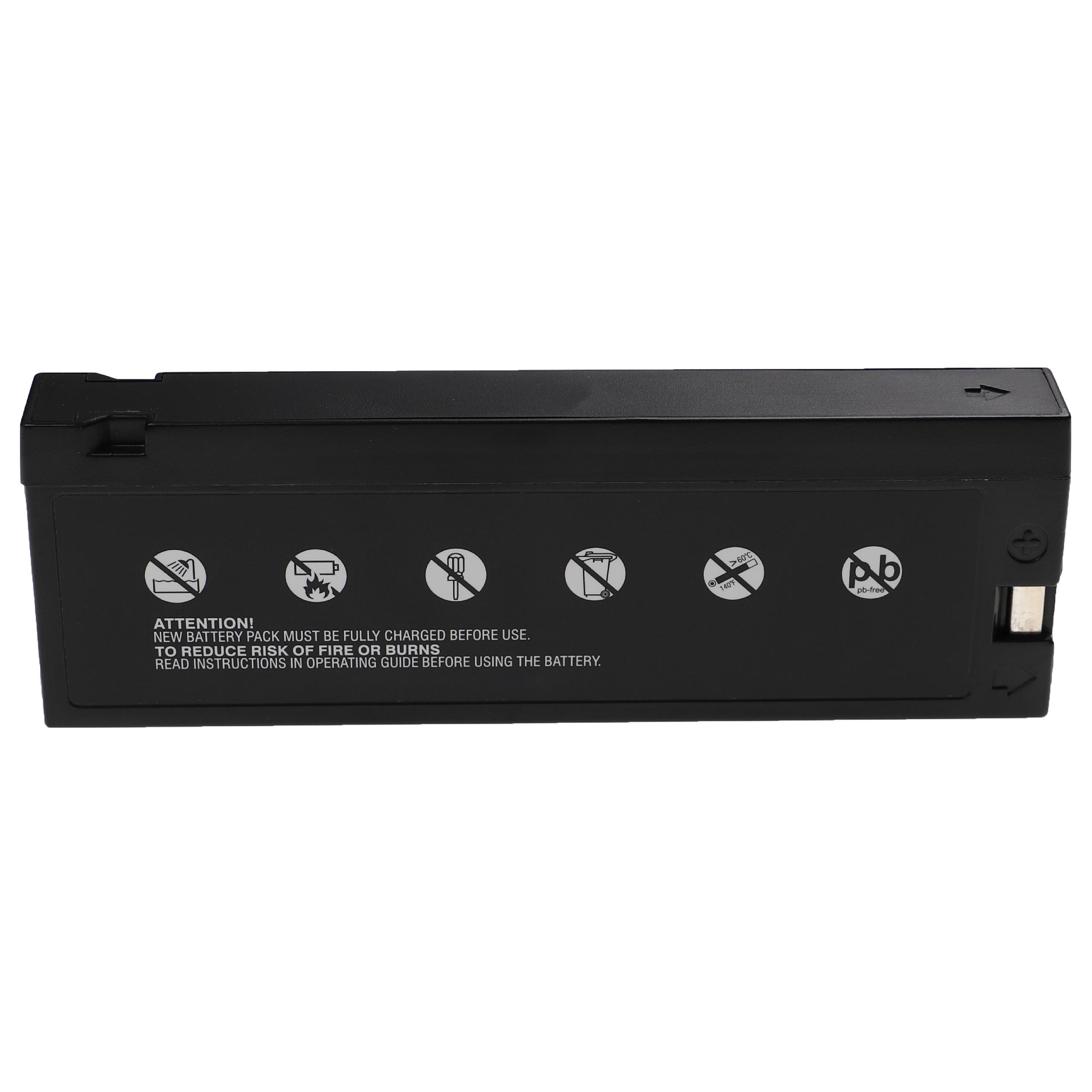 Medical Equipment Battery Replacement for Blaupunkt CR-2000S - 2300mAh 12V AGM