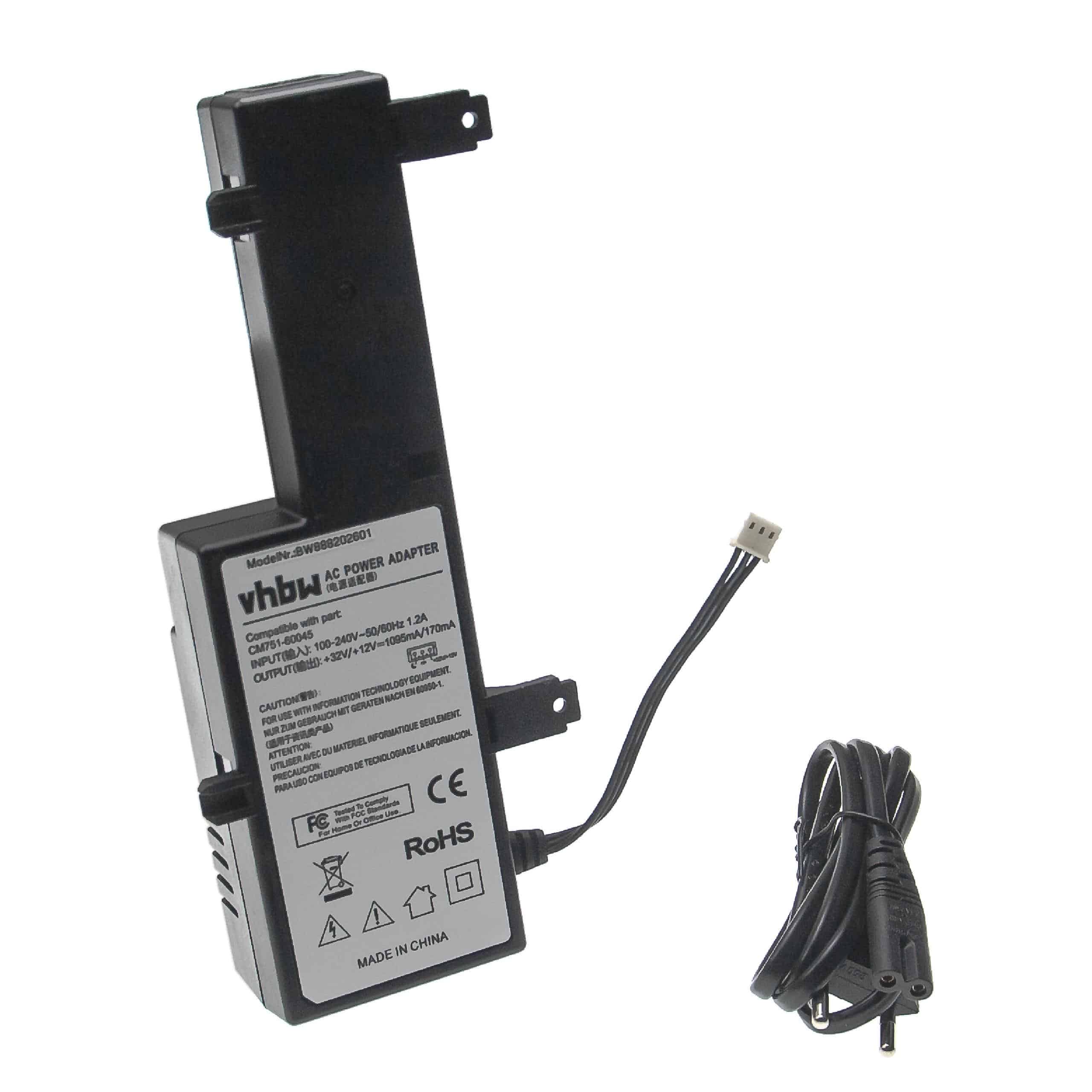 Mains Power Adapter replaces HP CM751-60045, CM751-60046, CM751-60190 for Printer