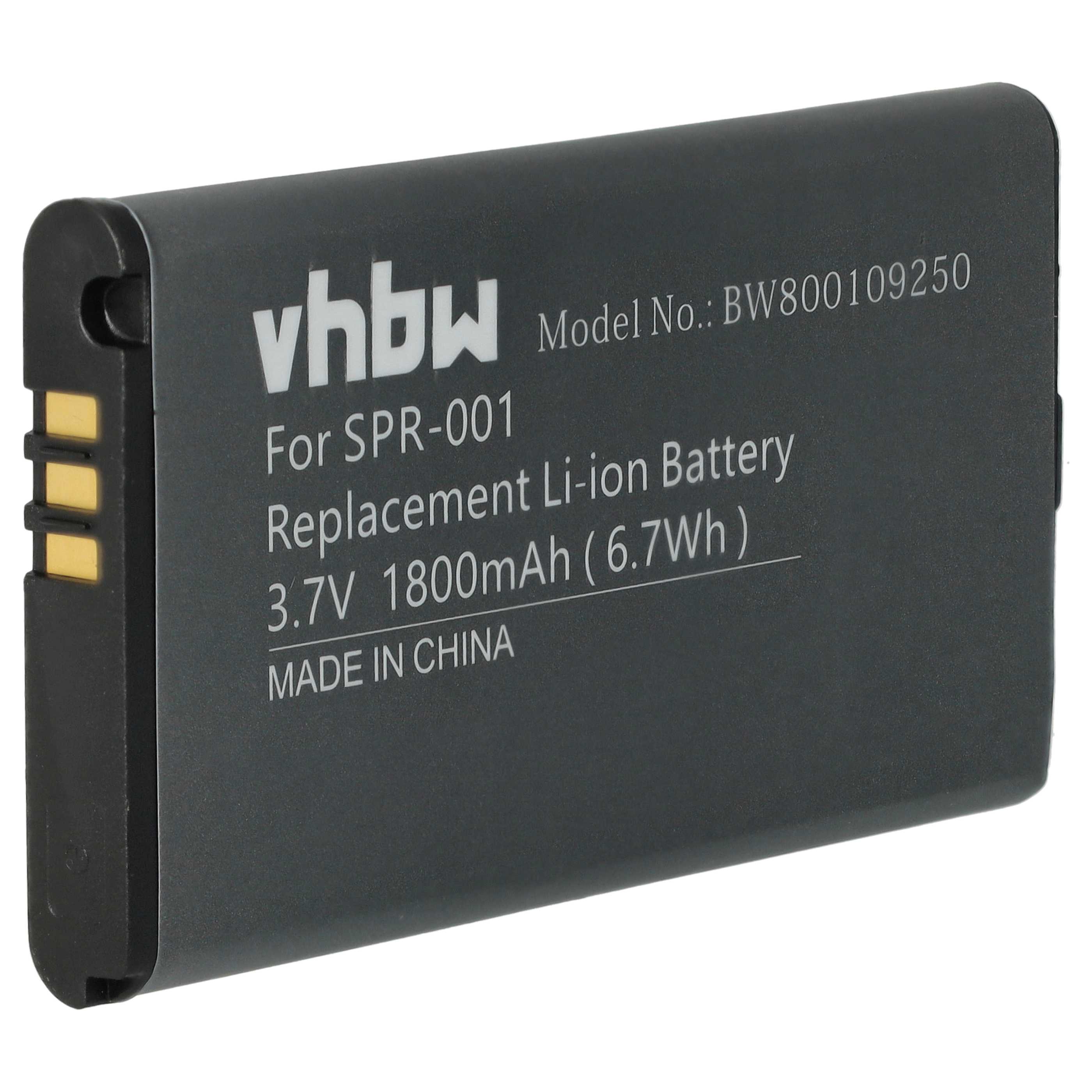 Batería reemplaza Nintendo SPR-A-BPAA-CO, SPR-001, SPR-003 para consola Nintendo - 1800 mAh 3,7 V Li-Ion