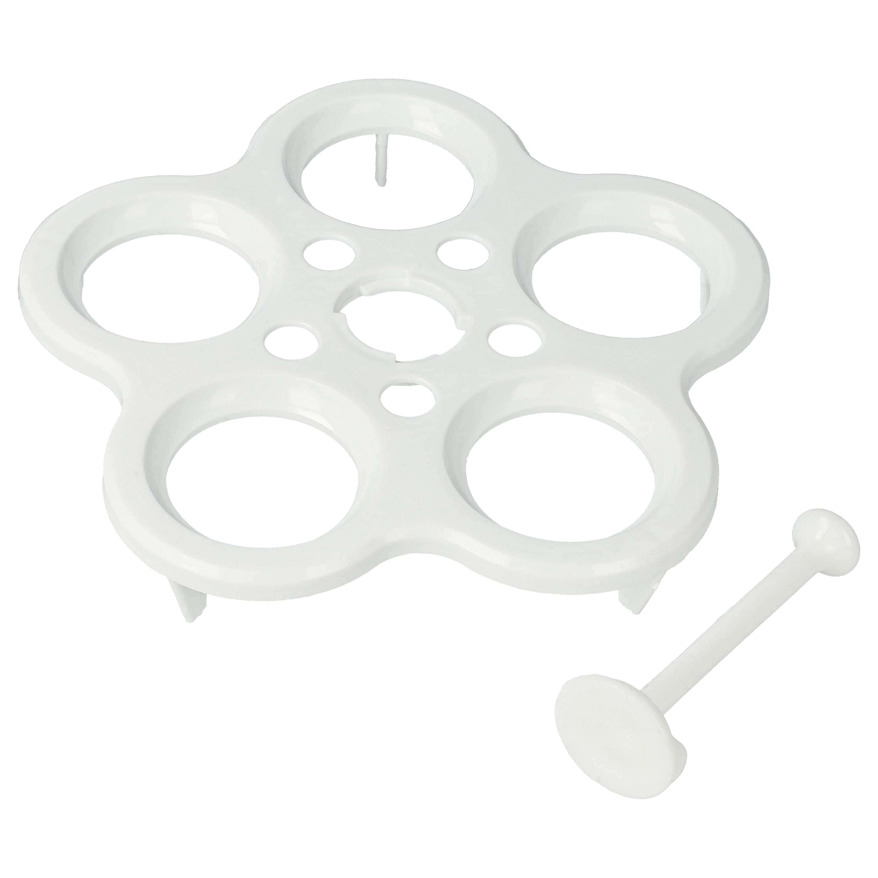 Egg Cooker suitable for Thermomix TM31, TM5, TM6, Monsieur Cuisine Smart Machine etc. - 5 Egg Holder