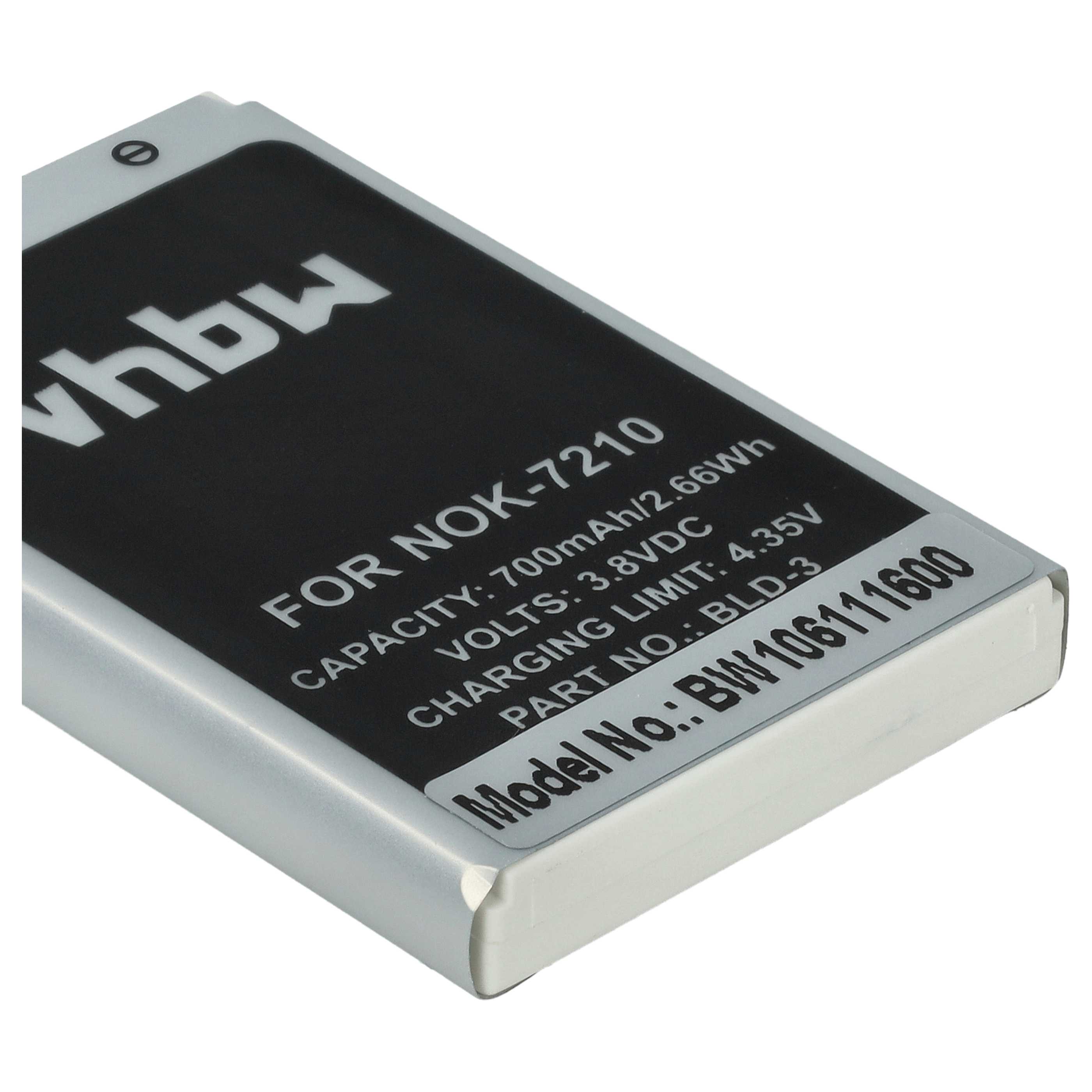 Akumulator do telefonu smartfona zamiennik Nokia BLD-3 - 700 mAh 3,7 V Li-Ion