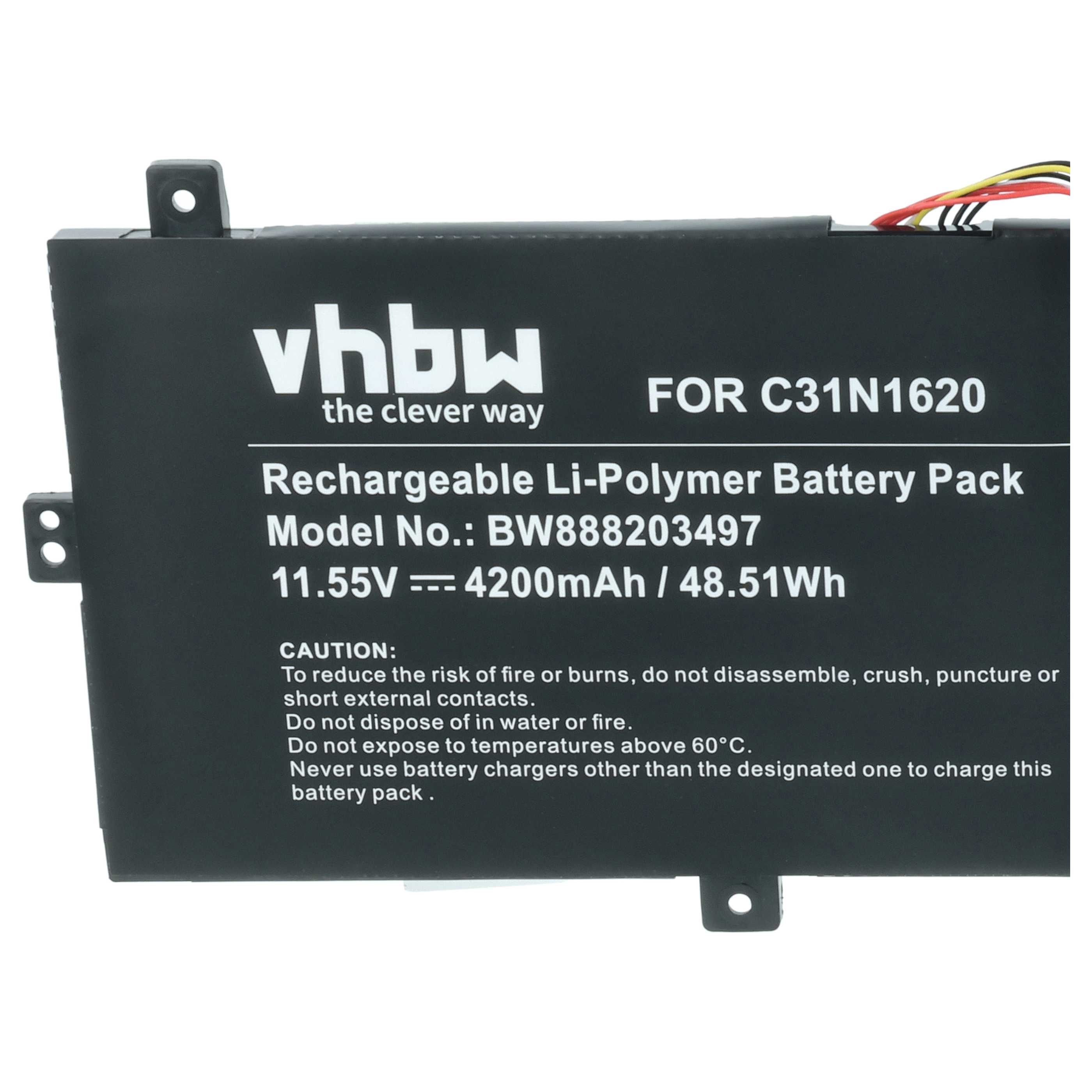 Akumulator do laptopa zamiennik Asus 0B200-02370100, 0B200-02370200, 0B200-02370000 - 4200 mAh 11,55 V LiPo