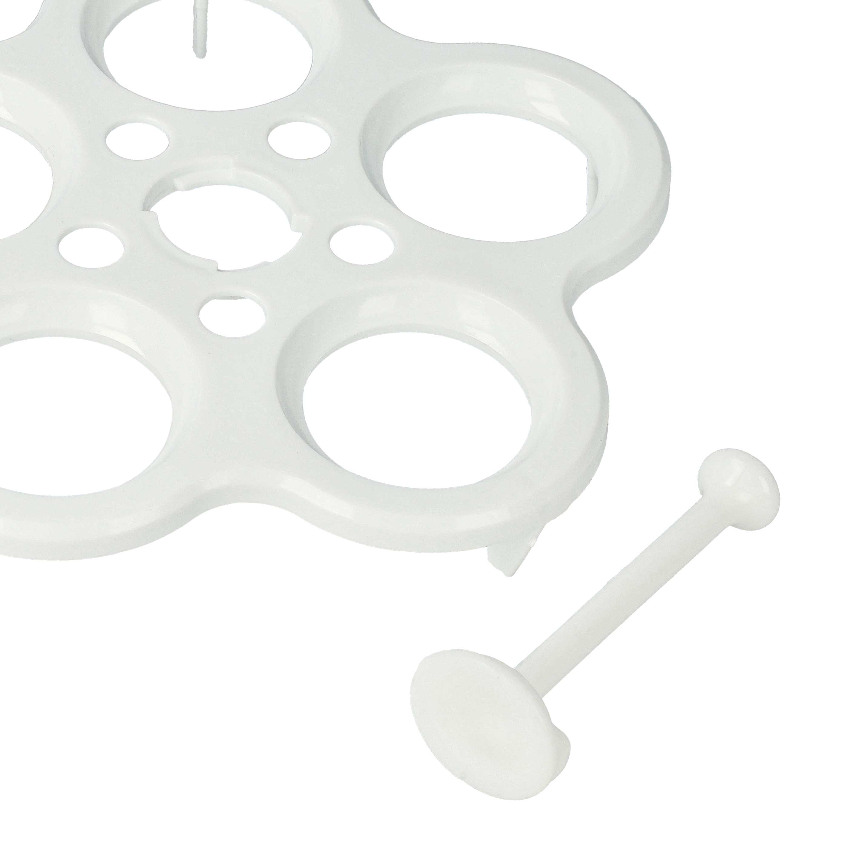 Cuociuova per robot da cucina Bimby TM31, TM5, TM6, Monsieur Cuisine Smart - portauova a 5 scomparti