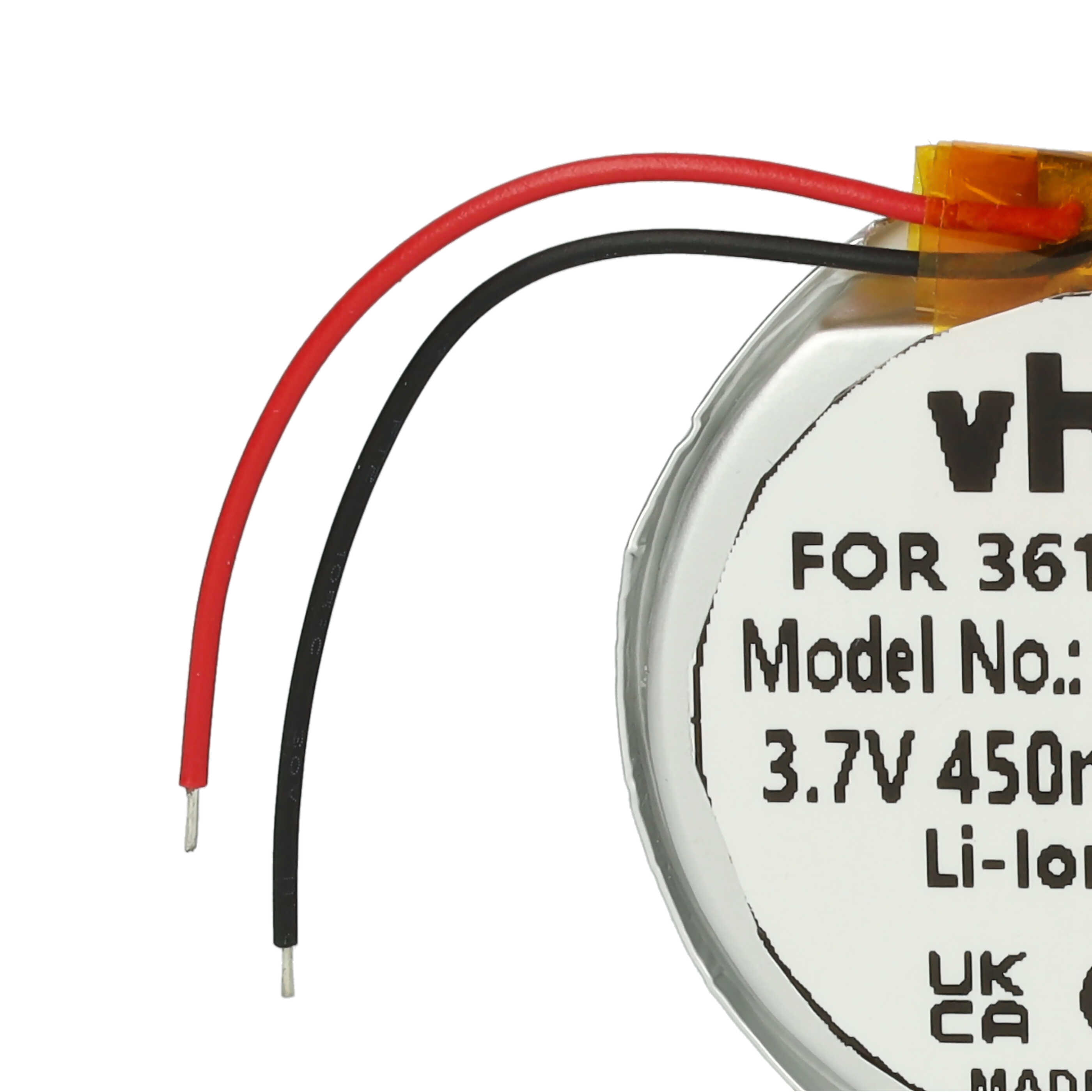 Smartwatch Battery replaces Garmin PD3555w, 361-00061-00, PD3555 - 450 mAh 3.7 V Li-Ion + Tools
