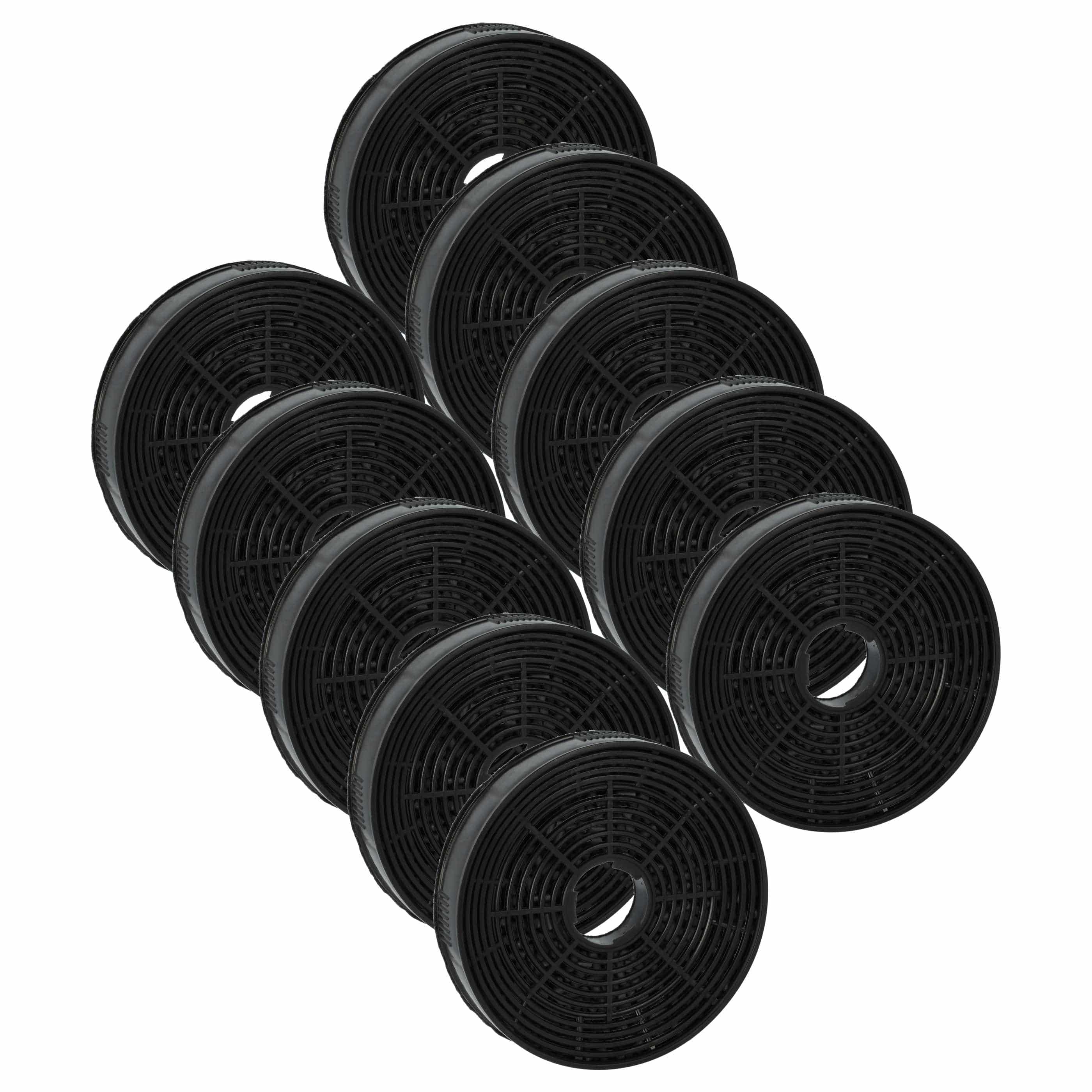 10x Filtres à charbon actif remplace Amica KF17130, 1160825, FWK-140 pour hotte Amica
