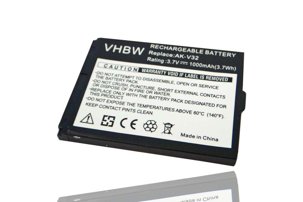 Batterie remplace Emporia AK-V32 pour téléphone portable - 1000mAh, 3,7V, Li-ion