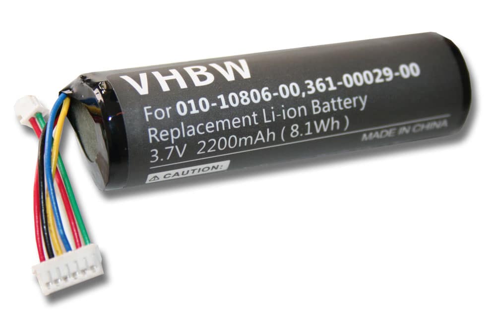 Batterie remplace Garmin 010-10806-01, 010-10806-00 pour collier de dressage de chien - 2200mAh 3,7V Li-ion