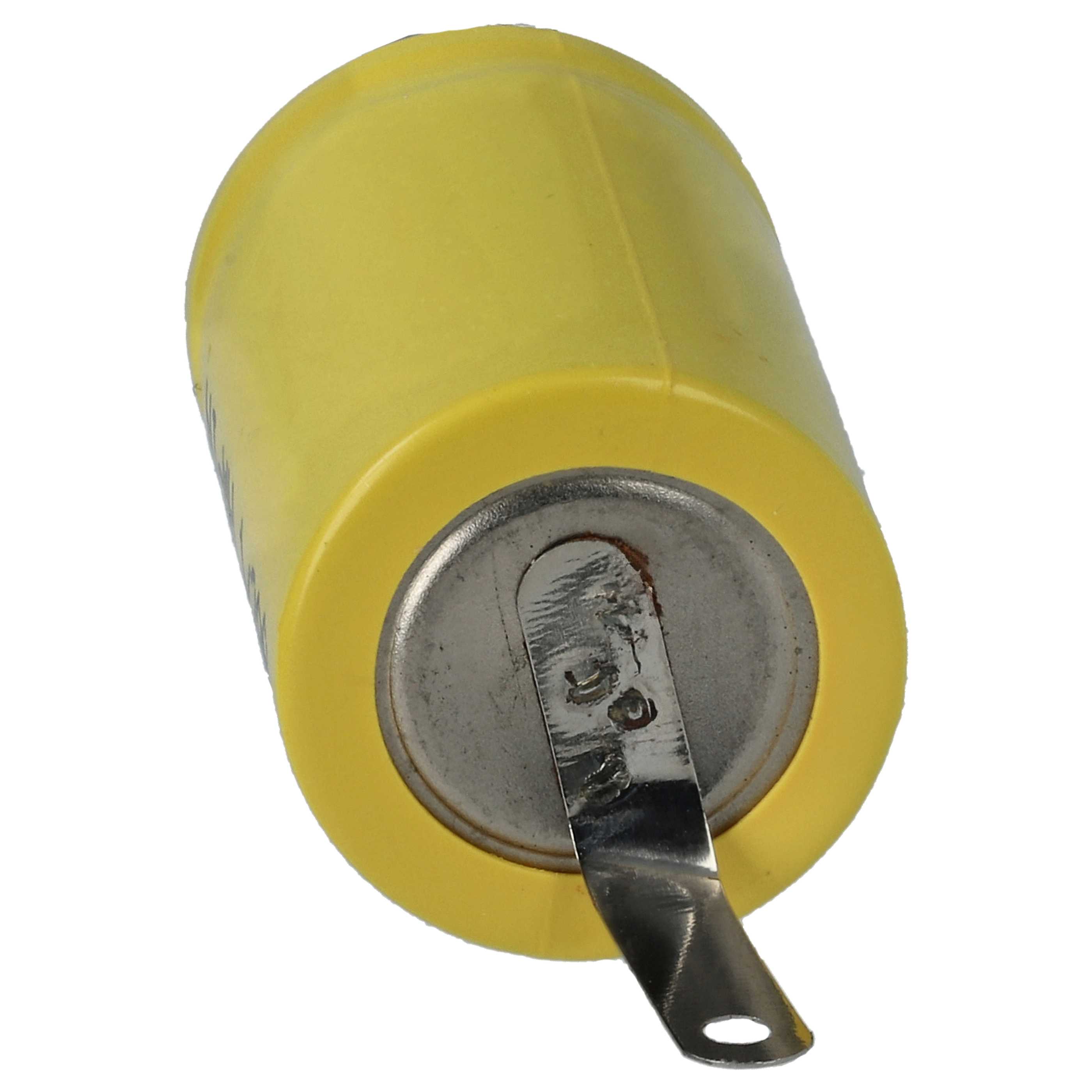 Batterie (3 pcs.) remplace 1/2AA modèle radio-télécommandé - 600mAh 1,2V NiMH
