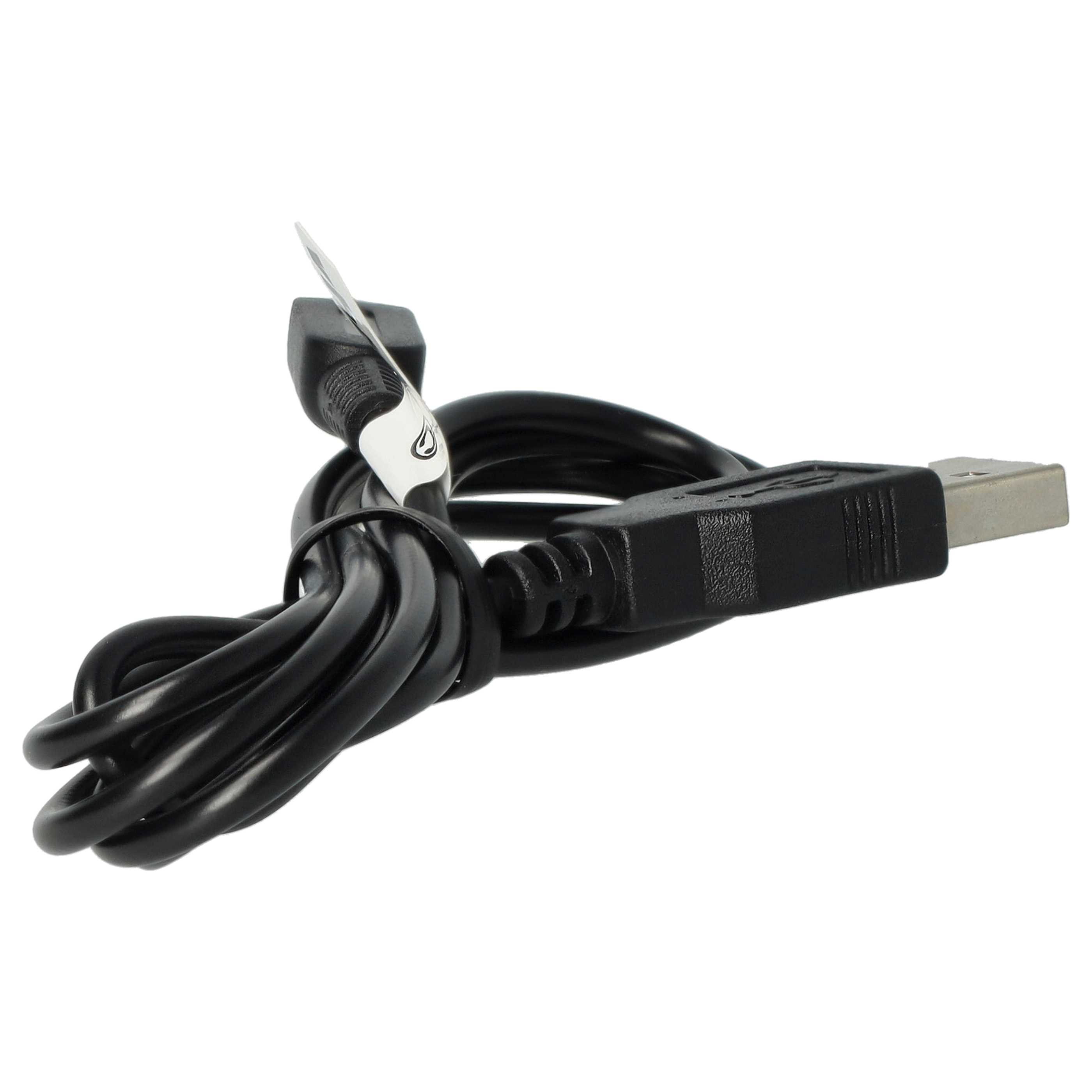 vhbw USB Cable Games Console - Connection Cable 1.2m Long