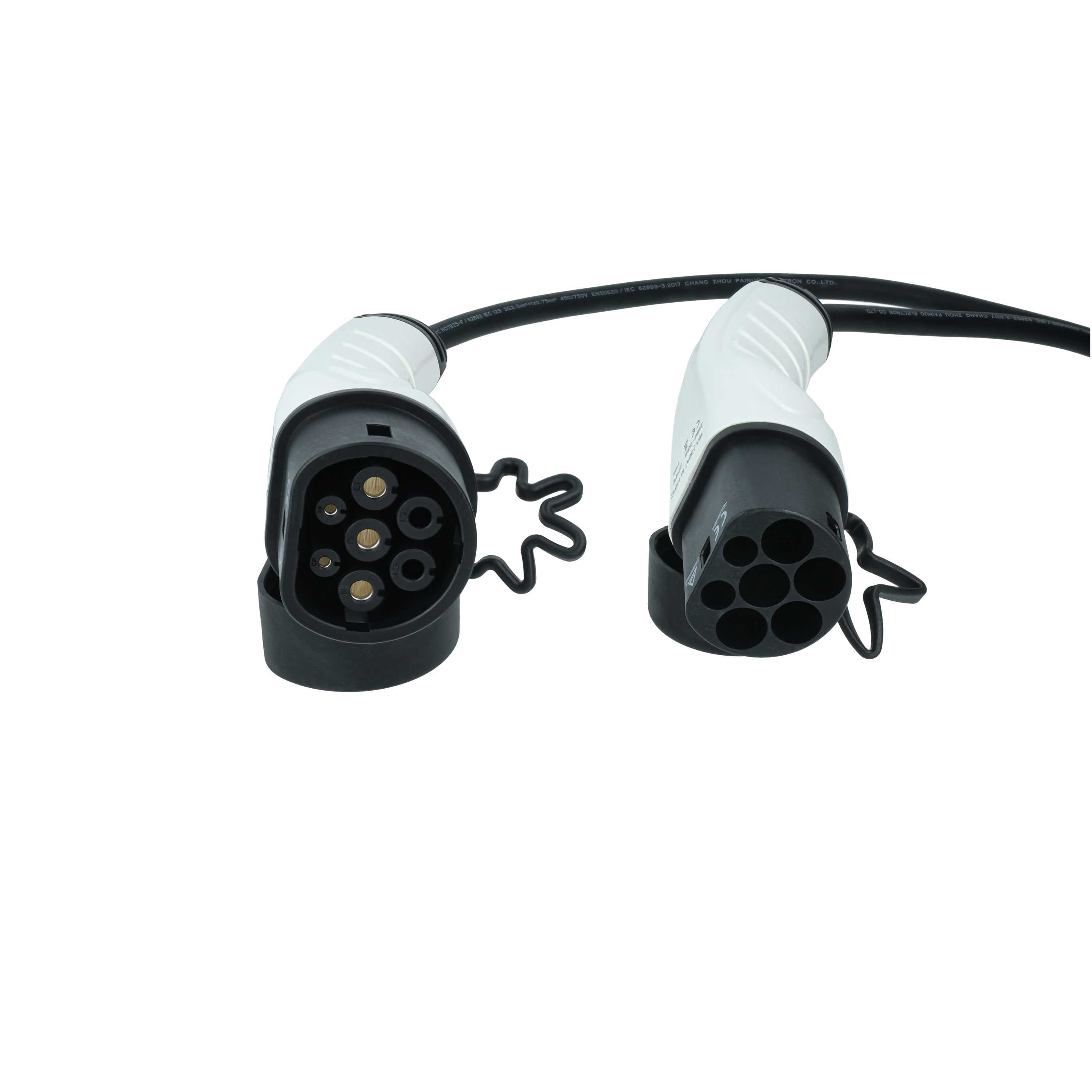 Charging Cable - Type 2 to Type 2 Cable, Single-Phase, 16 A, 3.5 kW, 7 m