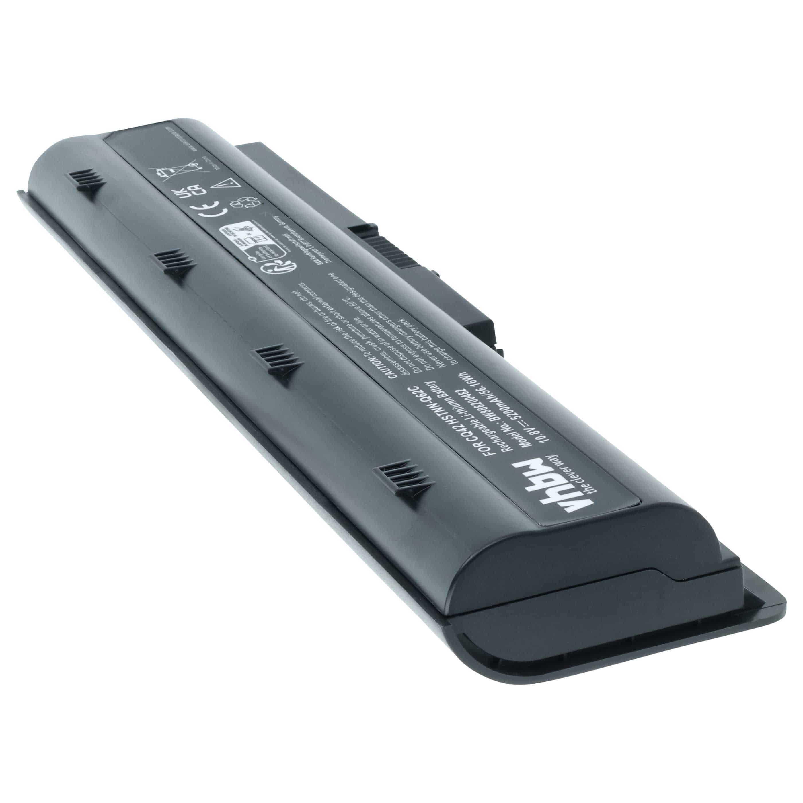 Notebook-Akku passend für HP Pavilion dv7-xxxx - 5200mAh 10,8V Li-Ion, schwarz