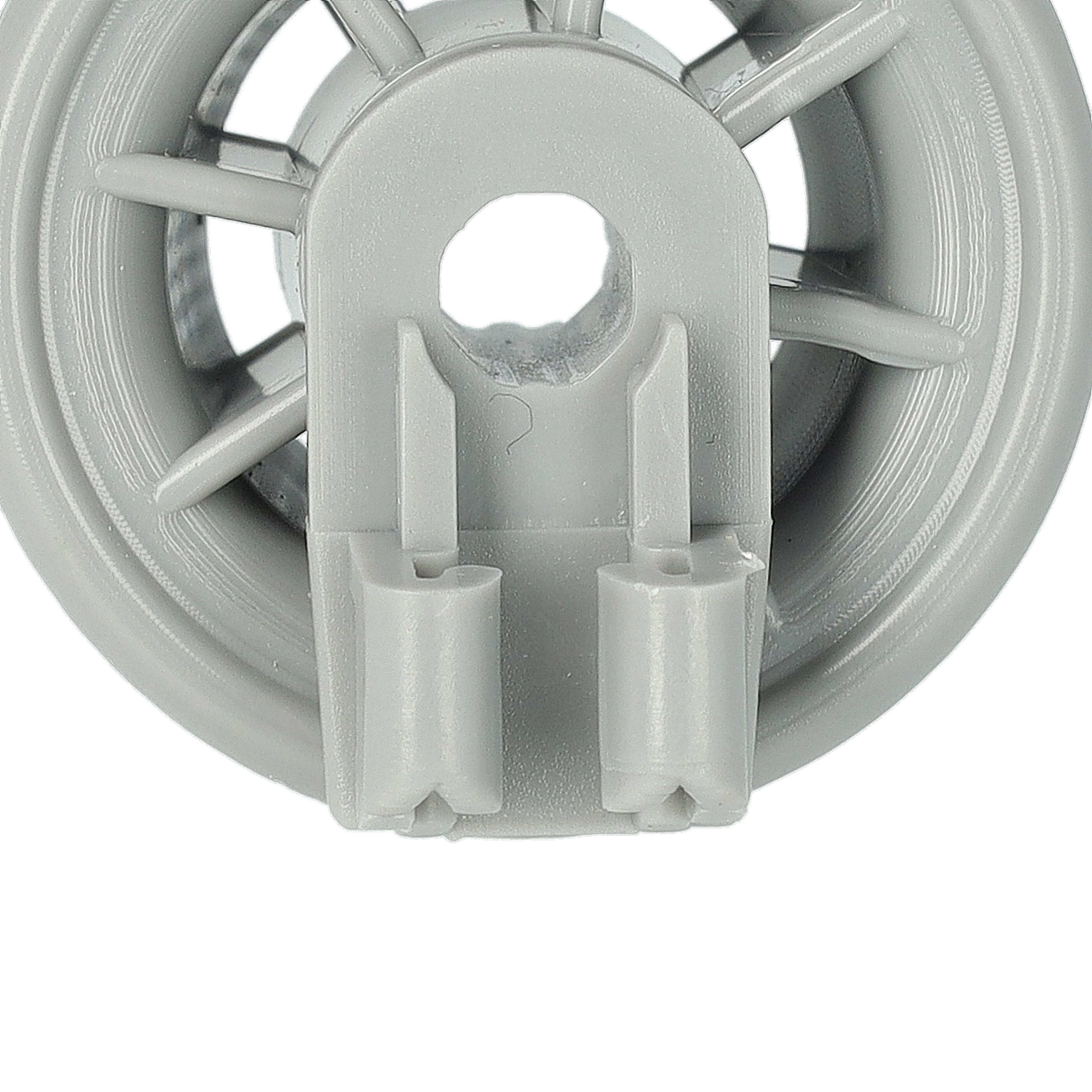 8x Lower Basket Wheel Diameter 35 mm replaces Bosch 00170838, 00183955, 00170834 for Hanseatic Dishwasher
