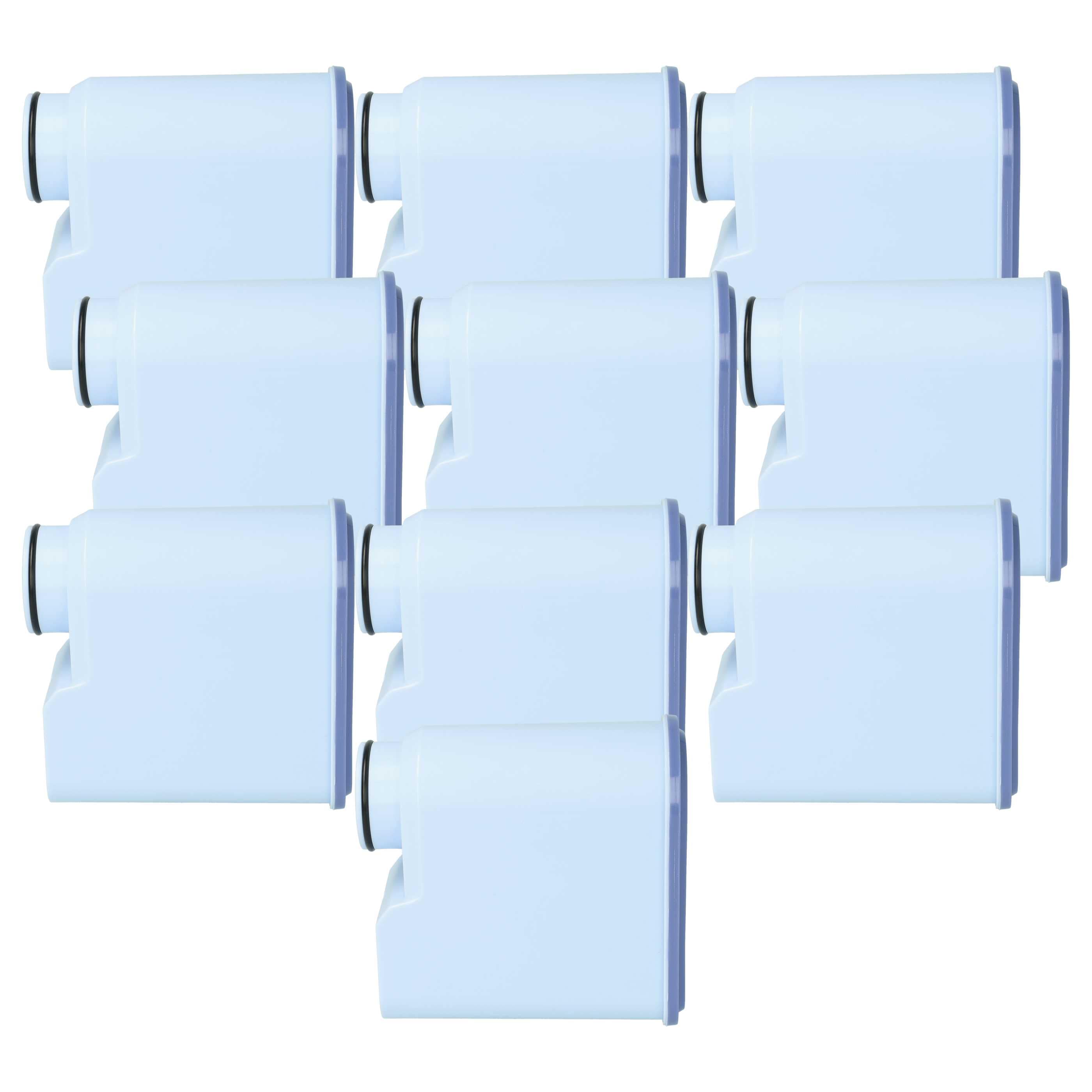10x Filtres à eau remplace Philips 421944050461, 421945032231 pour machine à café Philips – bleu clair