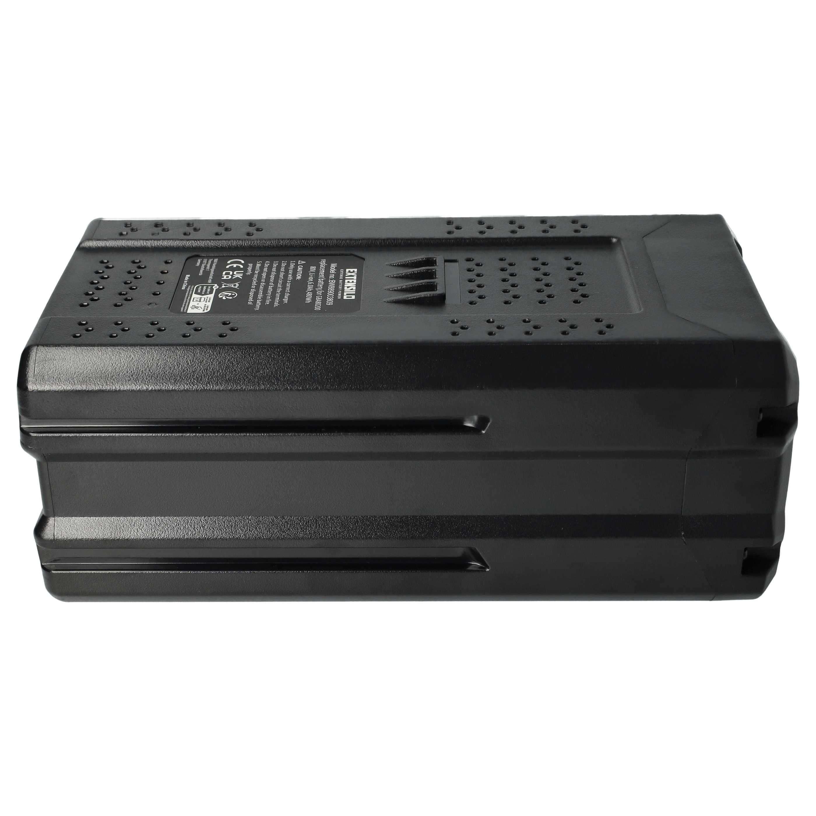2x Battery replaces Greenworks 2901307, 2901302, 2902407, 2901207 Electric Power Tool - 6000 mAh, 80 V, Li-Ion
