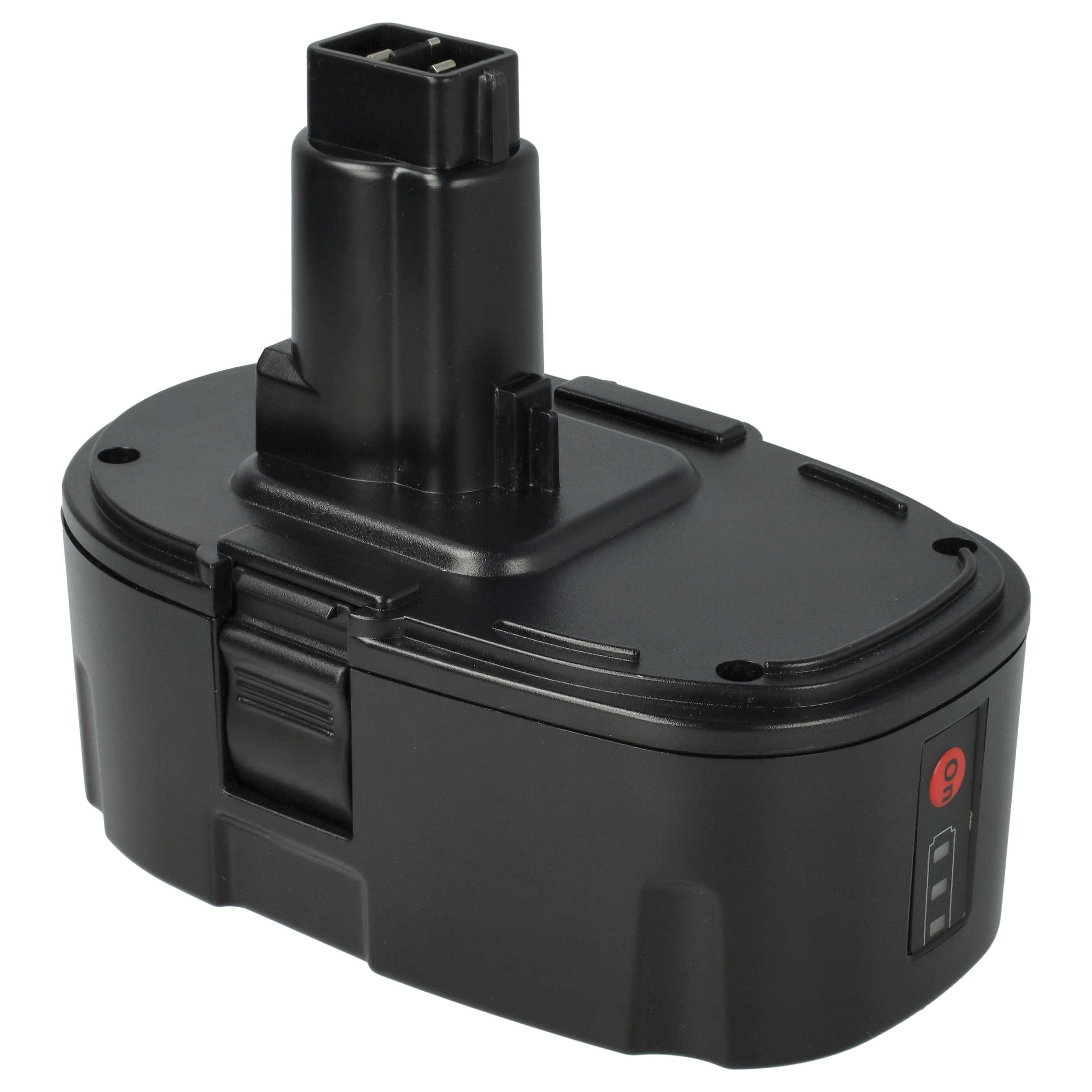 Akku (2x Stück) 18V als Ersatz für Dewalt DE9096, DE9098, DE9095, DE9039, DC9096, DE9503, DC9099 - 5Ah, Li-Ion