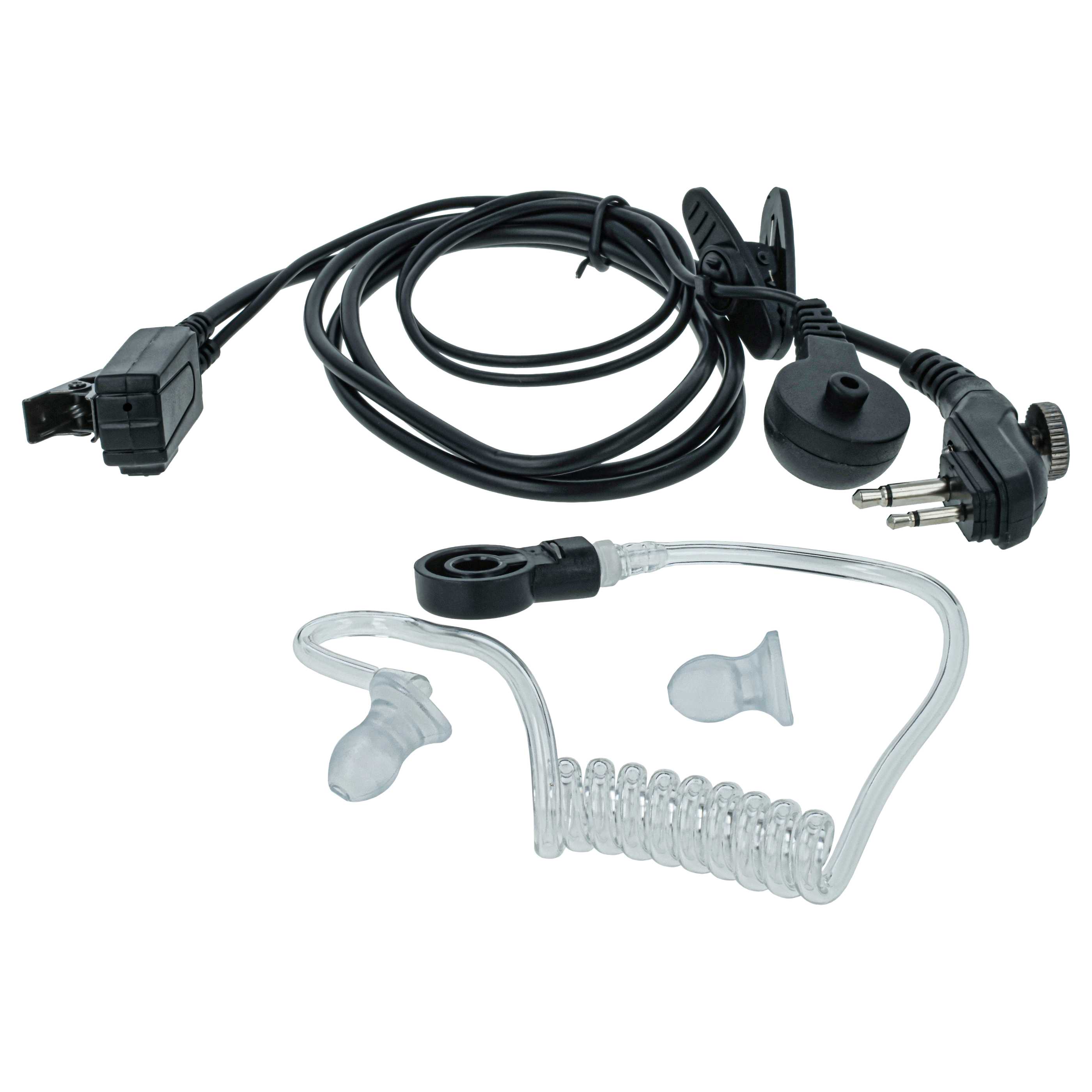 Słuchawka z mikrofonem do radiotelefonu Hyt / Hytera PD500 - mikrofon PTT + klips + fonowód