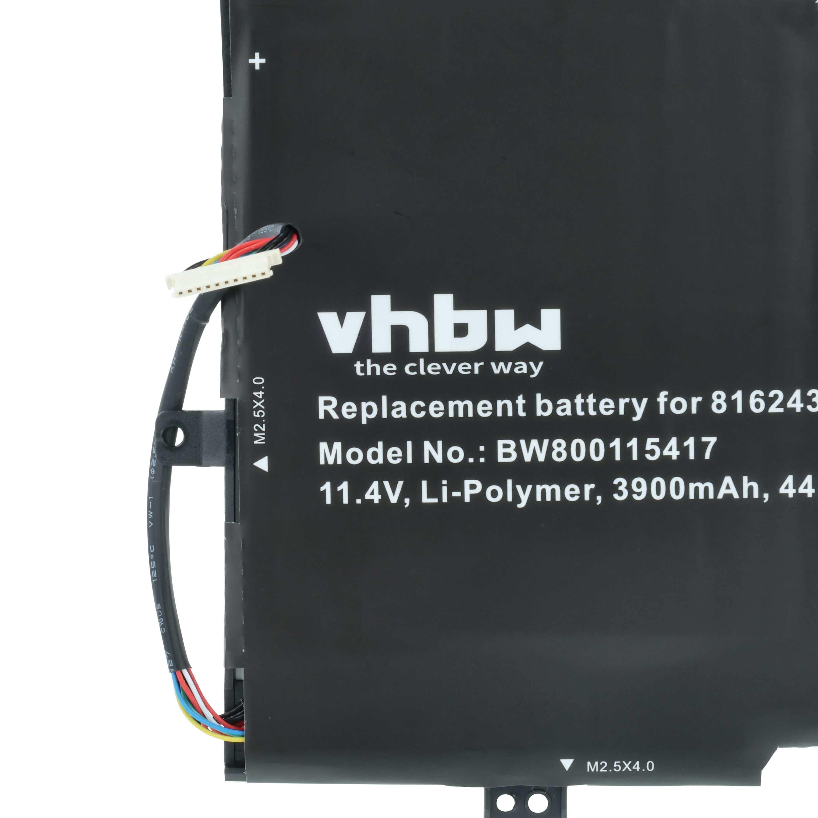 Akumulator do laptopa zamiennik HP 816497-1C1, 816238-850, 816243-005 - 3900 mAh 11,4 V LiPo, czarny