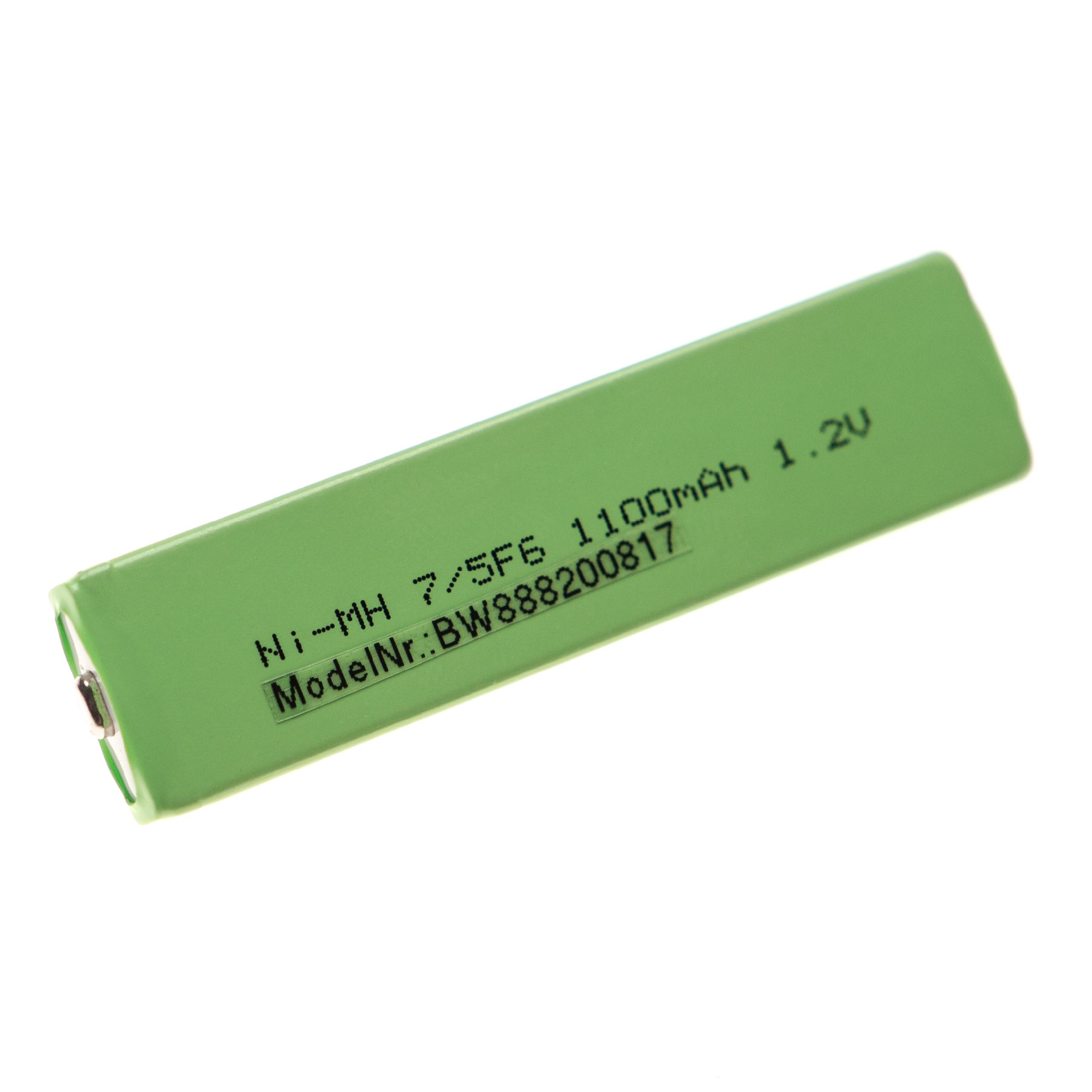 Ogniwo Akumulator do odtwarzacza CD zamiennik Aiwa MHB-901 - 1100 mAh, 1,2 V, 7/5F6, Button Top