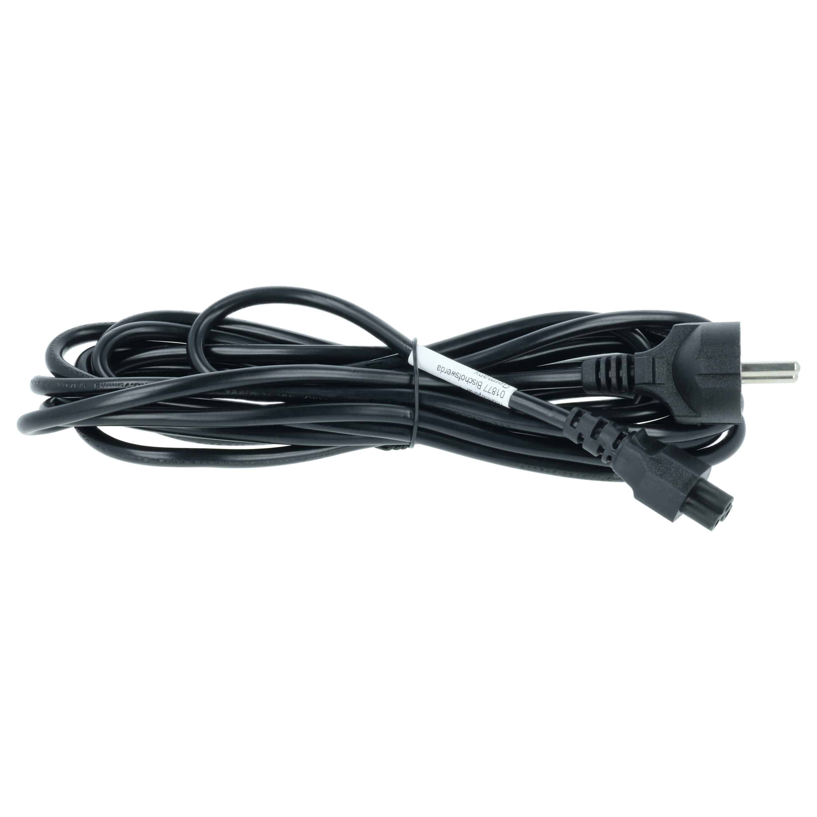 C5 Power Cable Euro Plug suitable for Vorwerk VR200 base station, VR300 base station Robot Vacuum Cleaner - 5
