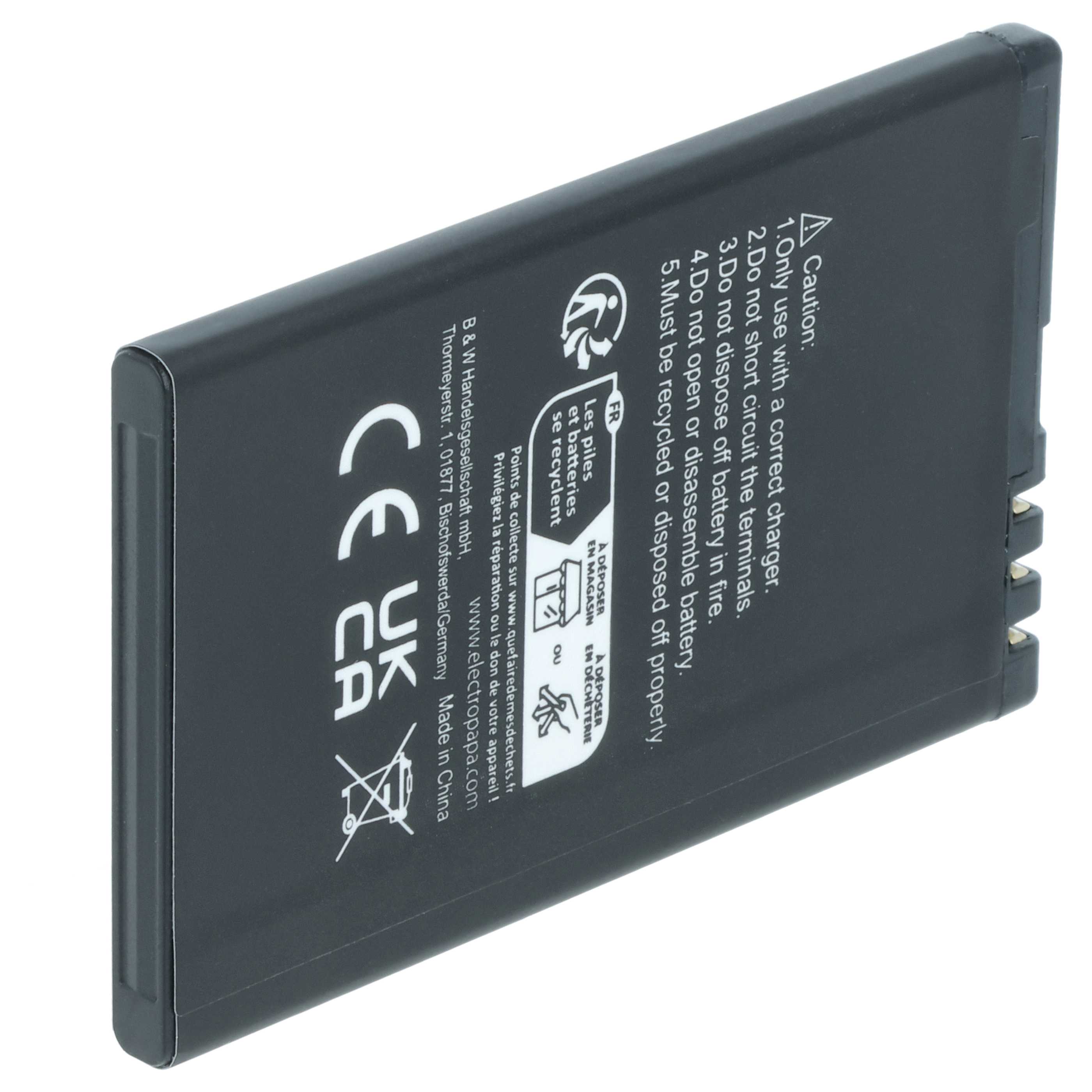 Akumulator do telefonu smartfona zamiennik Doro RCBNTC04 - 900 mAh 3,7 V Li-Ion
