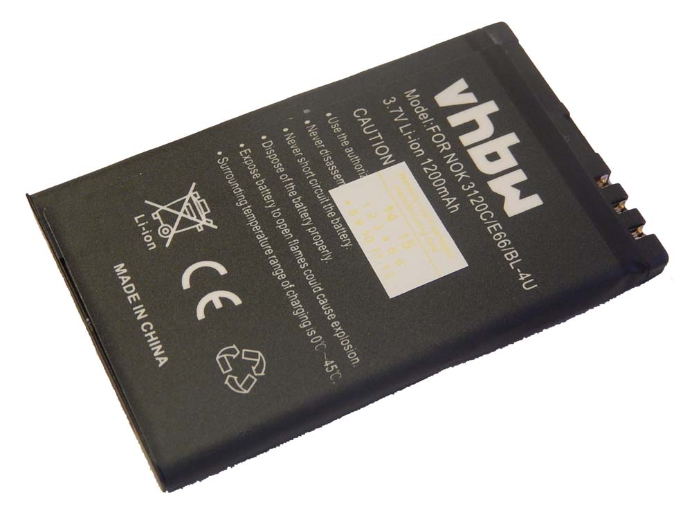 Batterie remplace Doro RCBNTC04 pour téléphone portable - 1200mAh, 3,7V, Li-ion