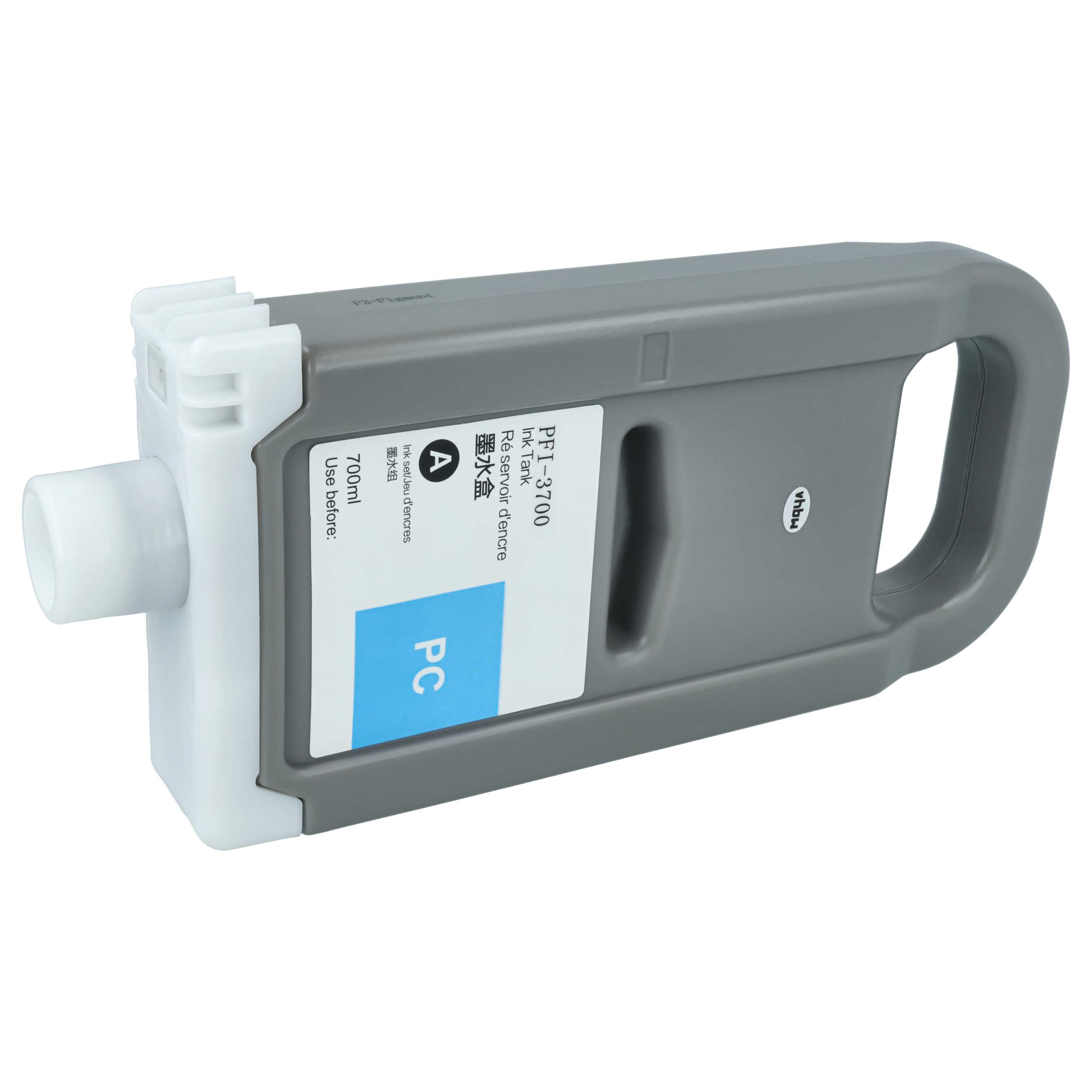 Ink Cartridge as Exchange for Canon PFI-3700 PC for Canon Printer - Photo Cyan 700 ml
