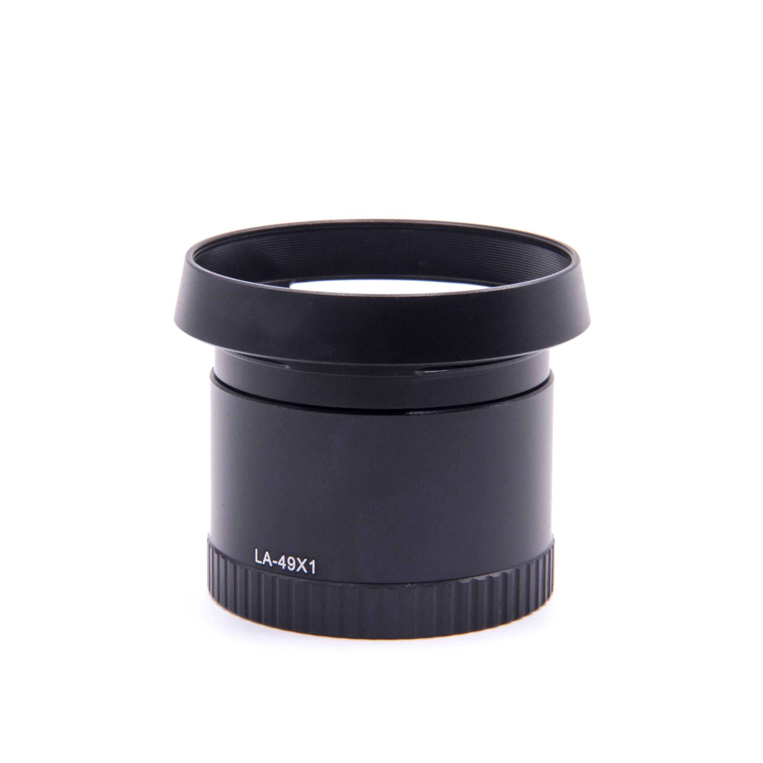 Adattatore filtro 49 mm tubolare per obbiettivo fotocamera Leica X1, X2