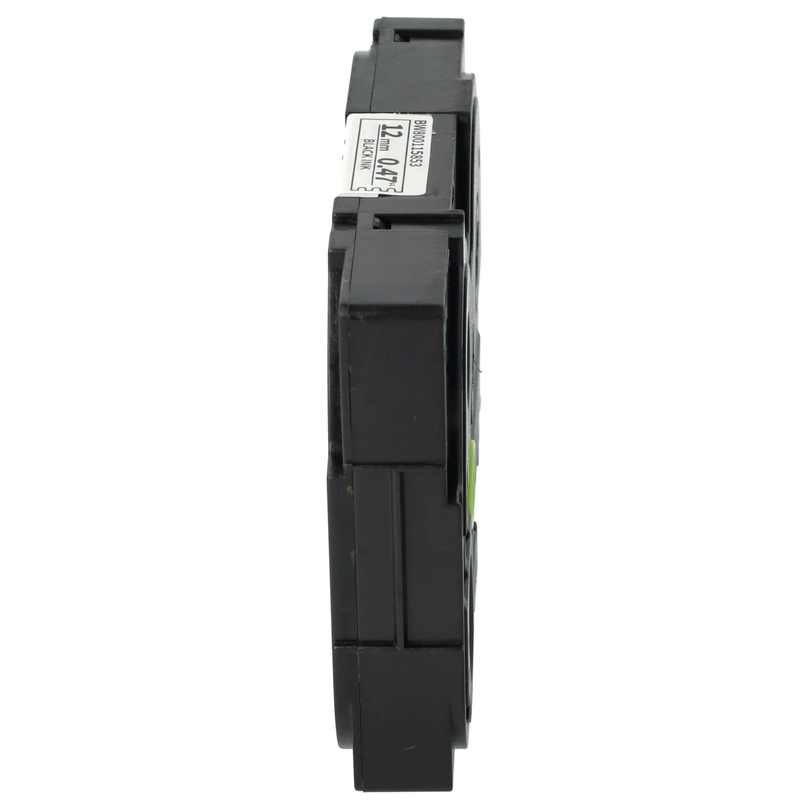 Casete cinta escritura reemplaza Brother HGE-231 Negro su Blanco
