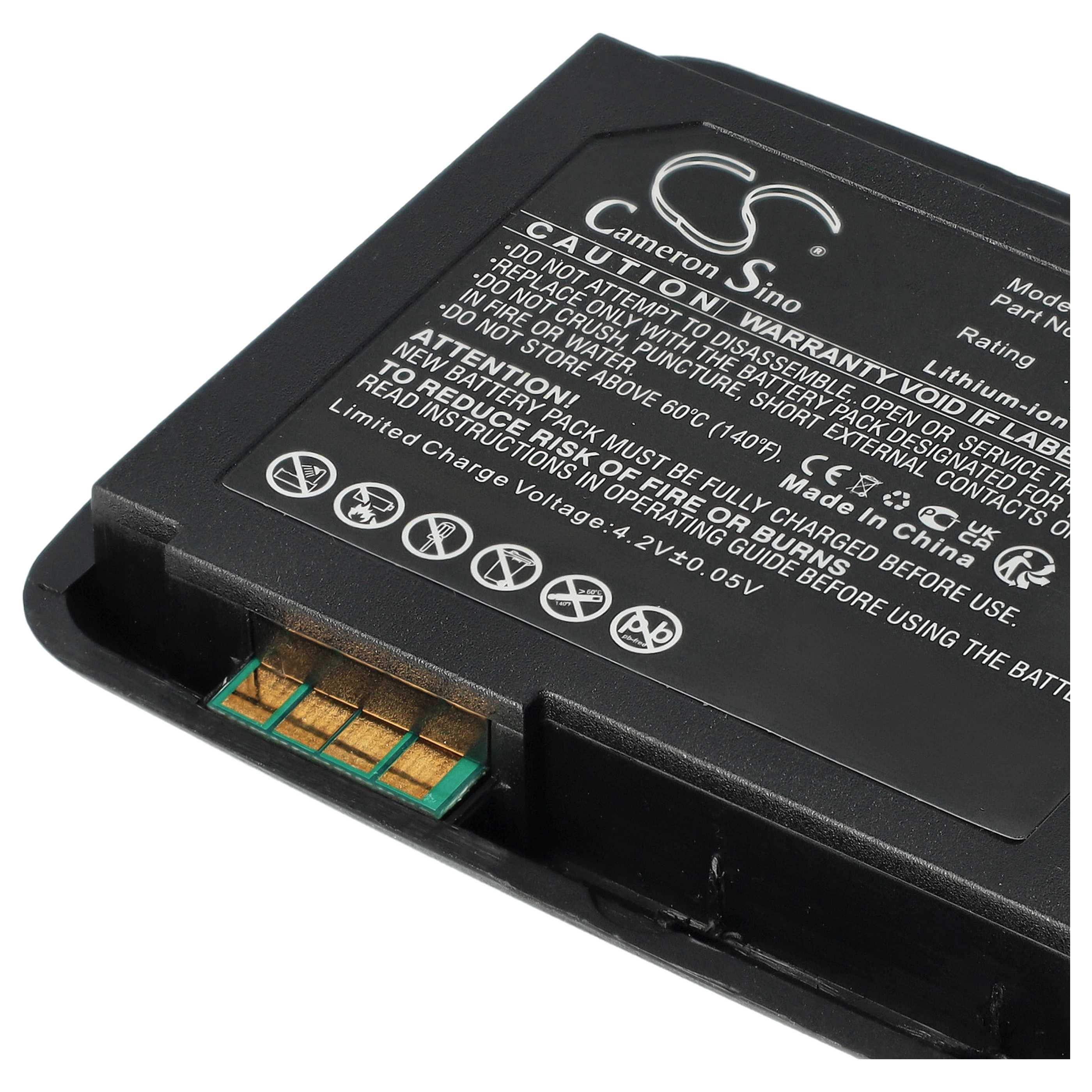 Akku als Ersatz für Intermec 1015AB02, 318-038-001 für Intermec Barcodescanner - 4600mAh 3,7V Li-Ion