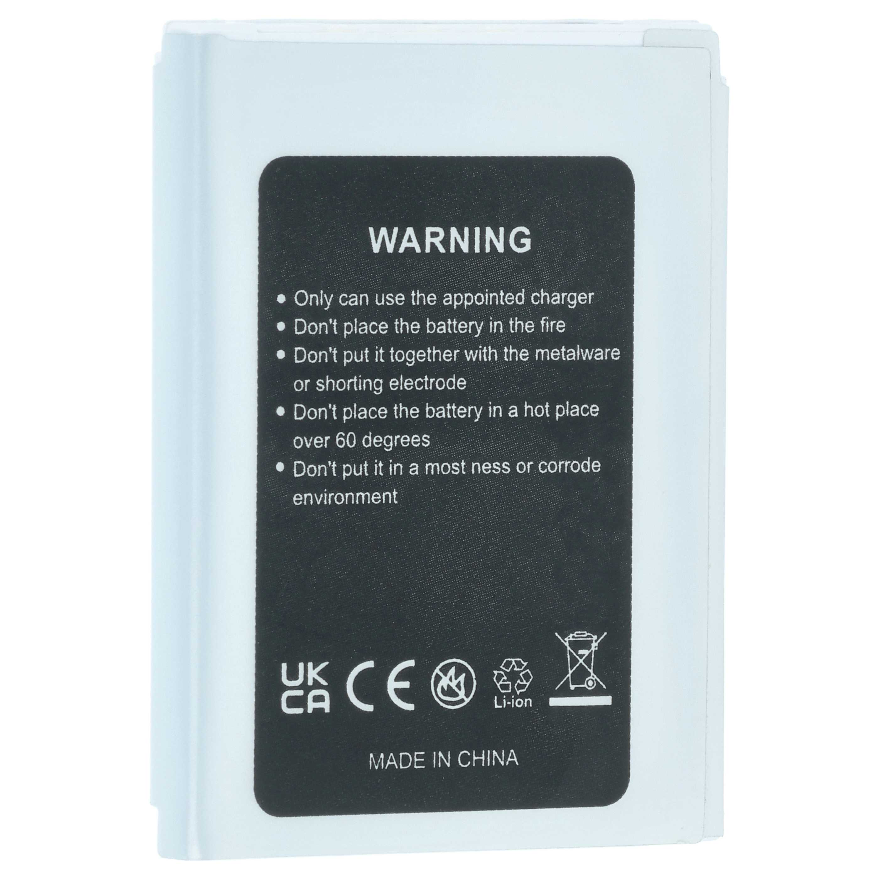Akumulator do telefonu smartfona zamiennik CipherLab BA-80S1A2, KB1B371200005 - 1300 mAh 3,7 V Li-Ion