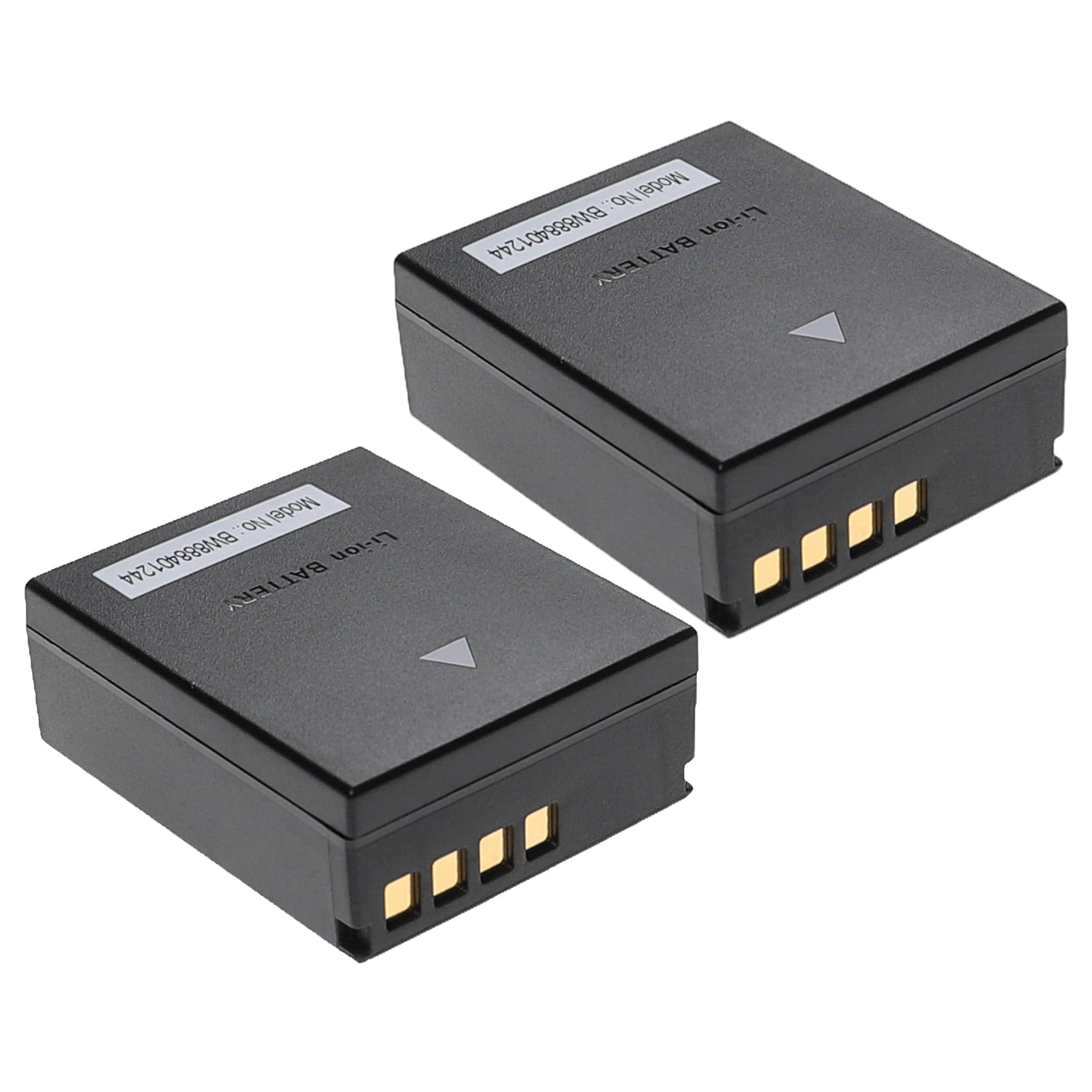 2x Battery replaces Olympus BLH-1 - 2000mAh, 7.4V, Li-Ion