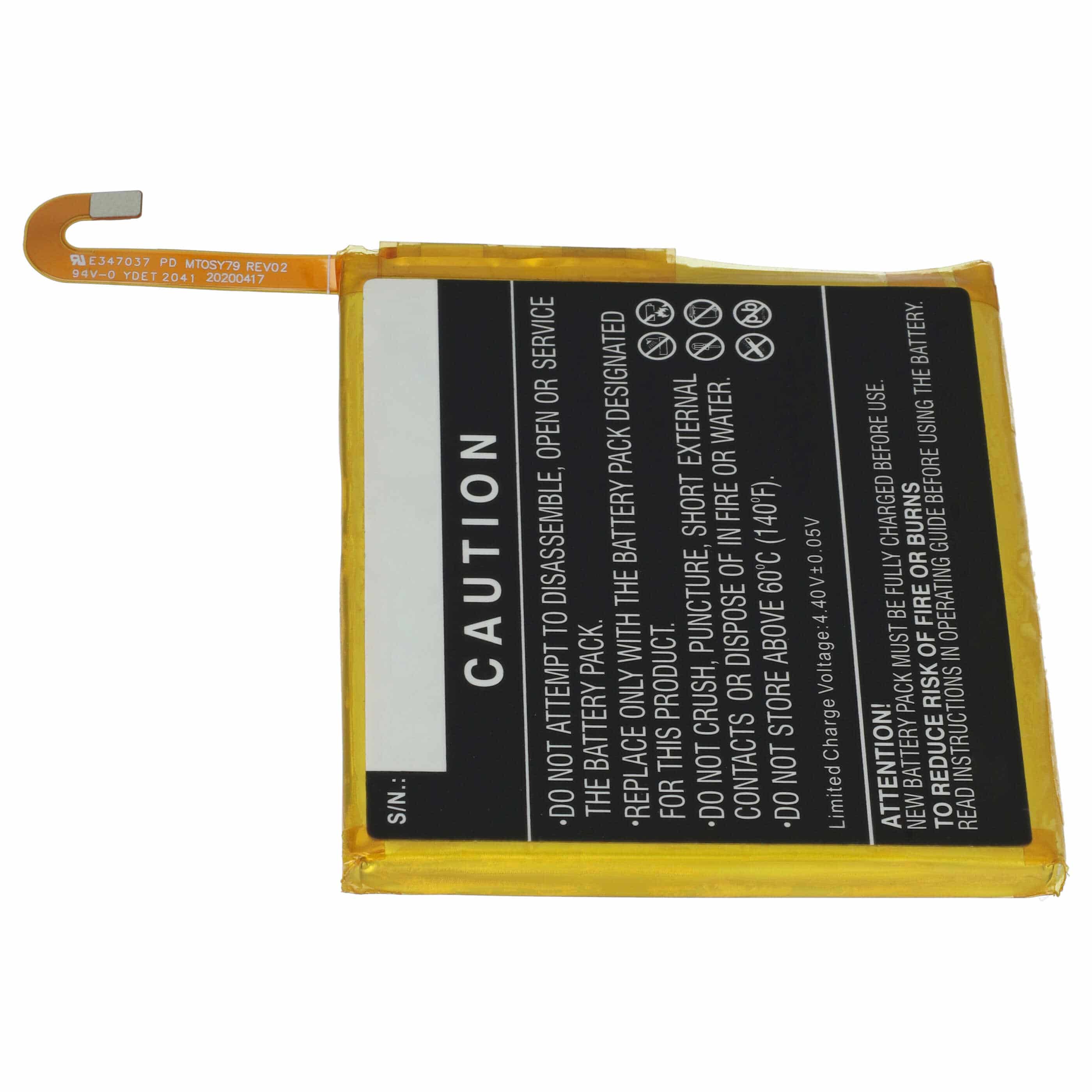 Mobile Phone Battery Replacement for Motorola LZ50, SB18C74374 - 4850mAh 3.85V Li-polymer